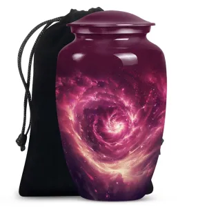 Galaxy Urn:  Purple Meadow Urn For Women's Ashes