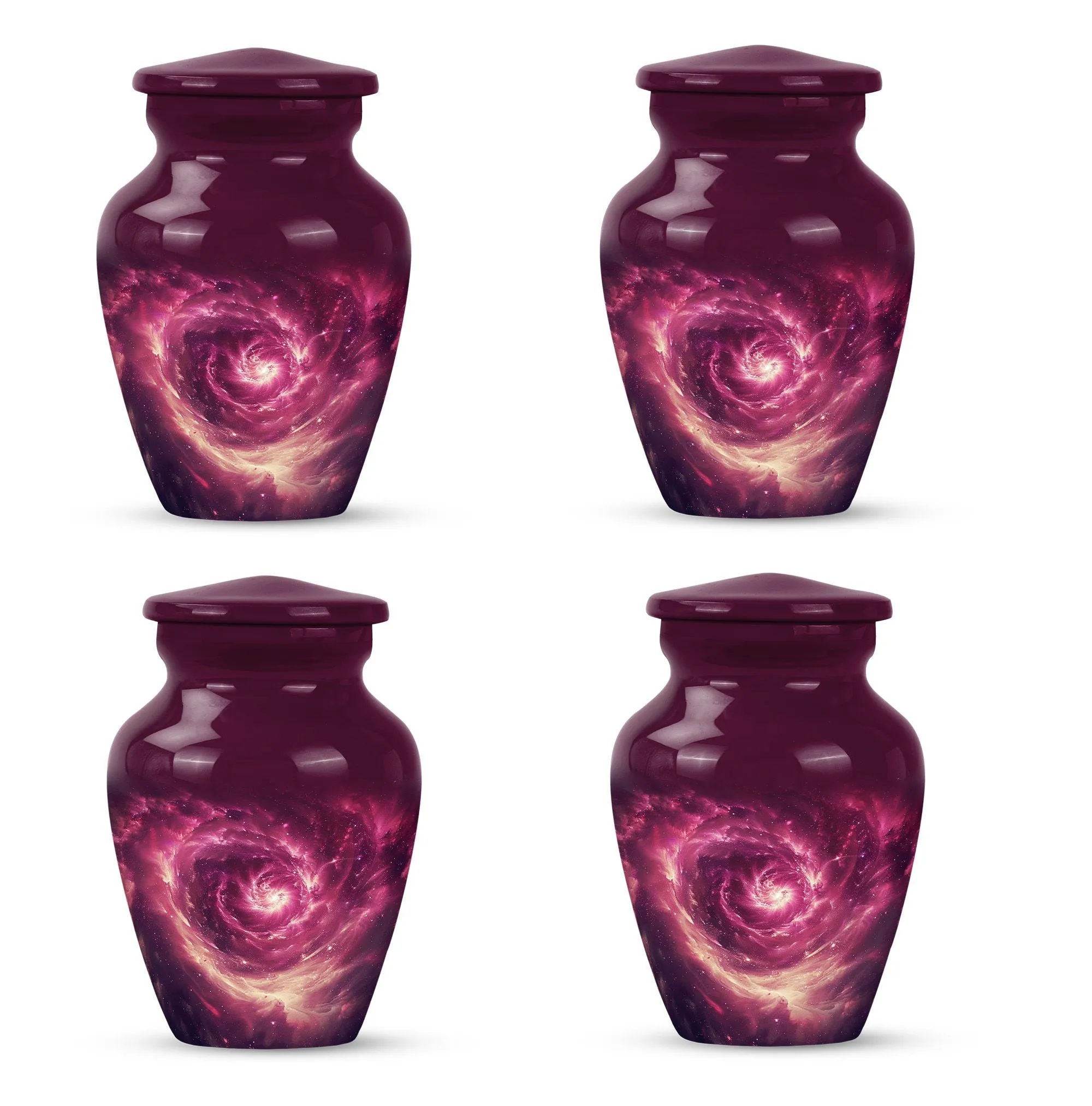 Galaxy Urn:  Purple Meadow Urn For Women's Ashes