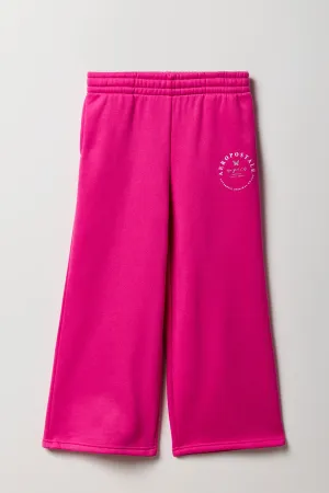 Girls Aero Destination Embroidered Sweatpant