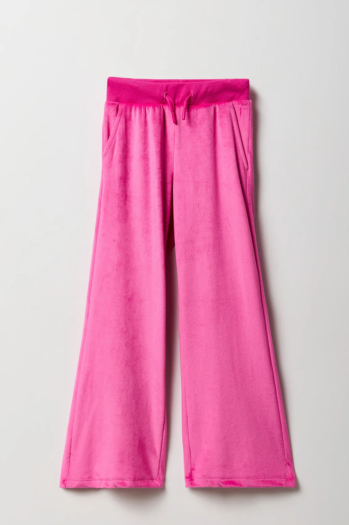 Girls Aeropostale Velour Wide Leg Pant