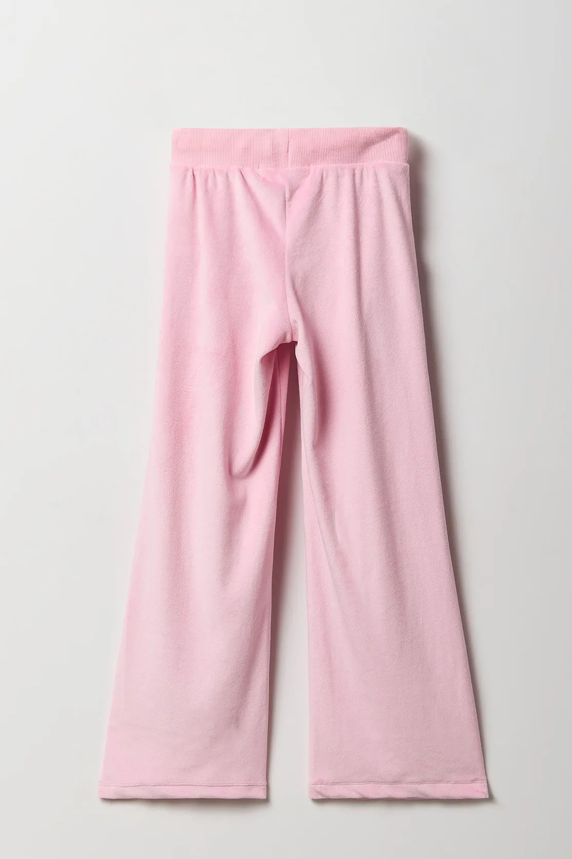 Girls Aeropostale Velour Wide Leg Pant