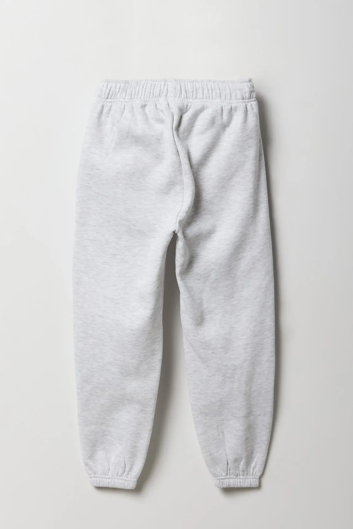 Girls Embroidered Fleece Jogger