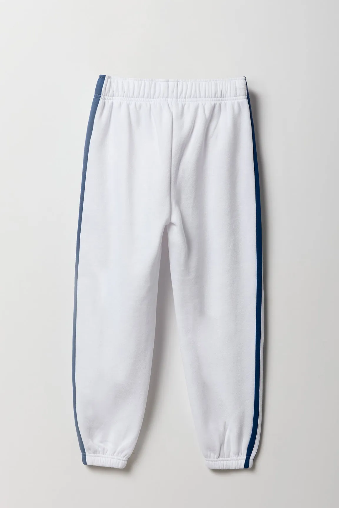 Girls Side Striped Fleece Jogger