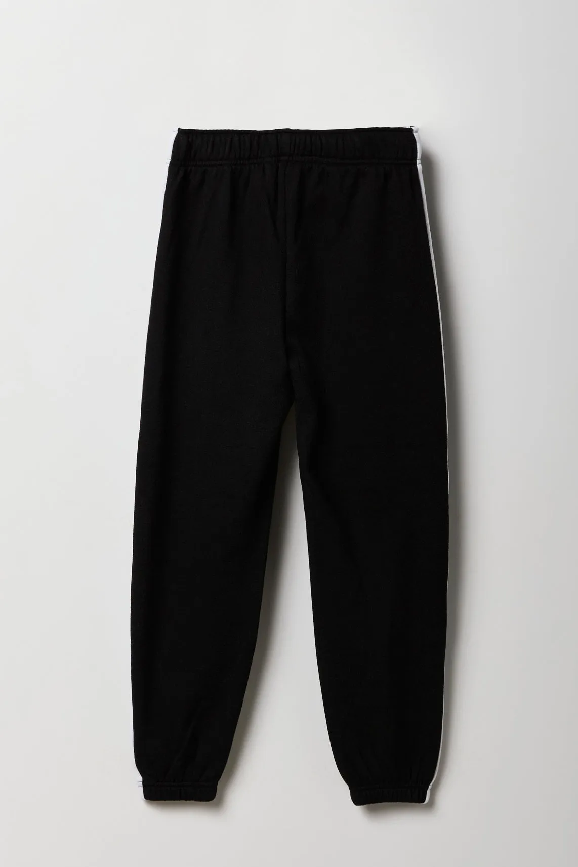 Girls Side Striped Fleece Jogger