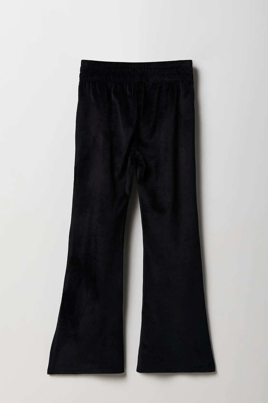 Girls Velour Quarter Flare Pant