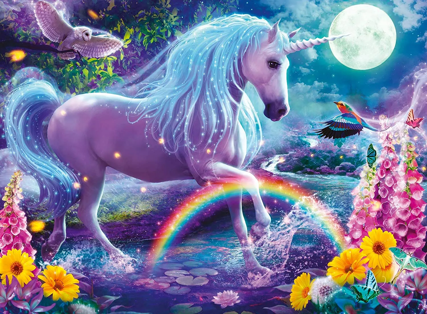 Glitter Unicorn 100pc Puzzle