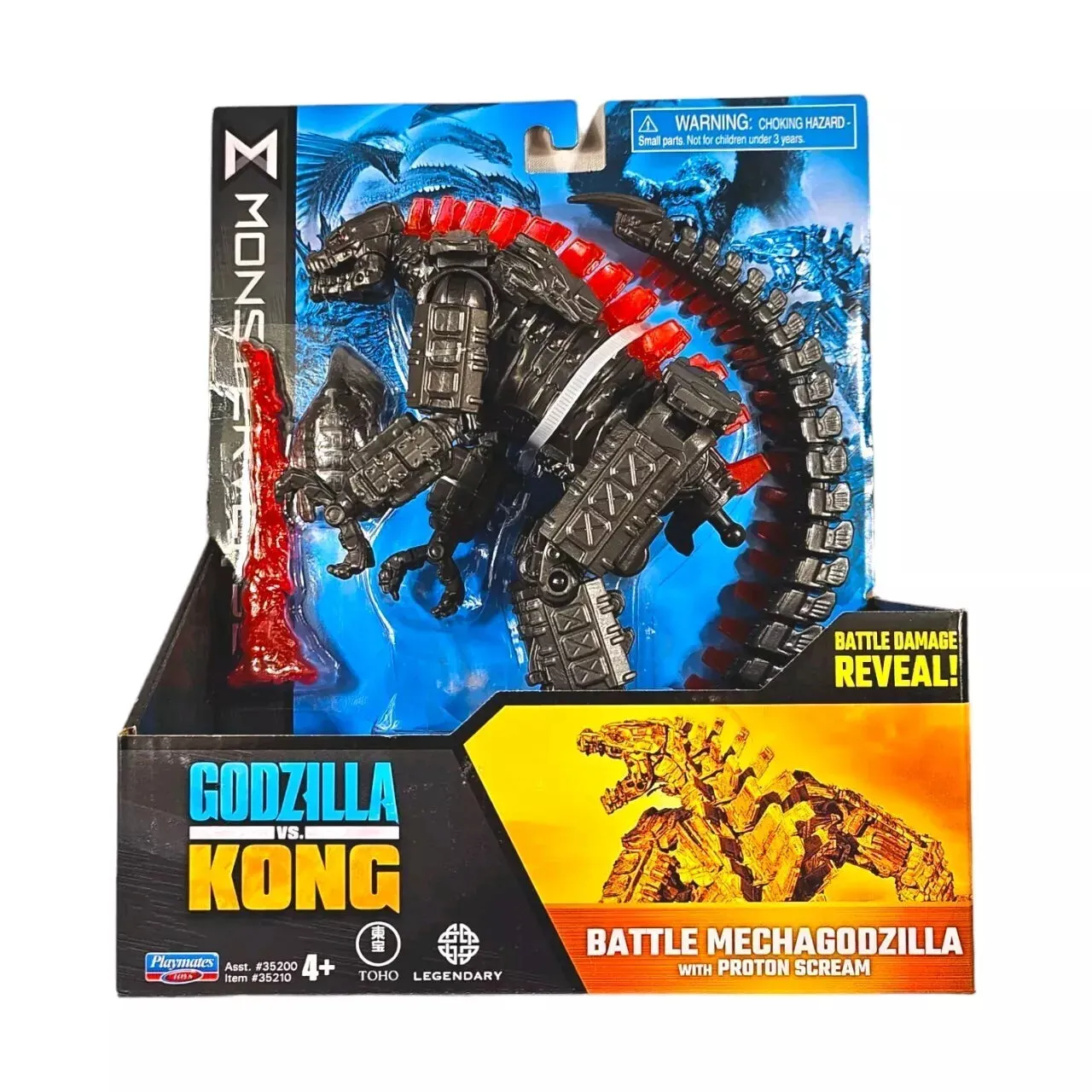 Godzilla x Kong Monsterverse: 6" Battle Mechagodzilla Figure With Proton Scream