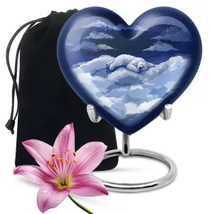 Graceful Bear Memorial Urn For Ashes: A Symbolic Token of Love