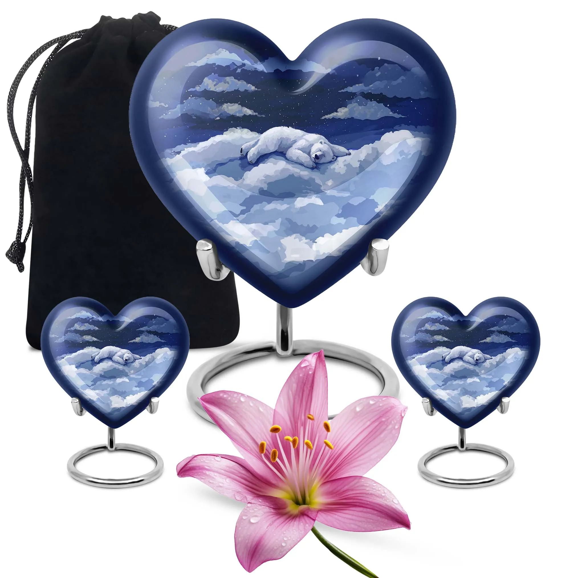 Graceful Bear Memorial Urn For Ashes: A Symbolic Token of Love