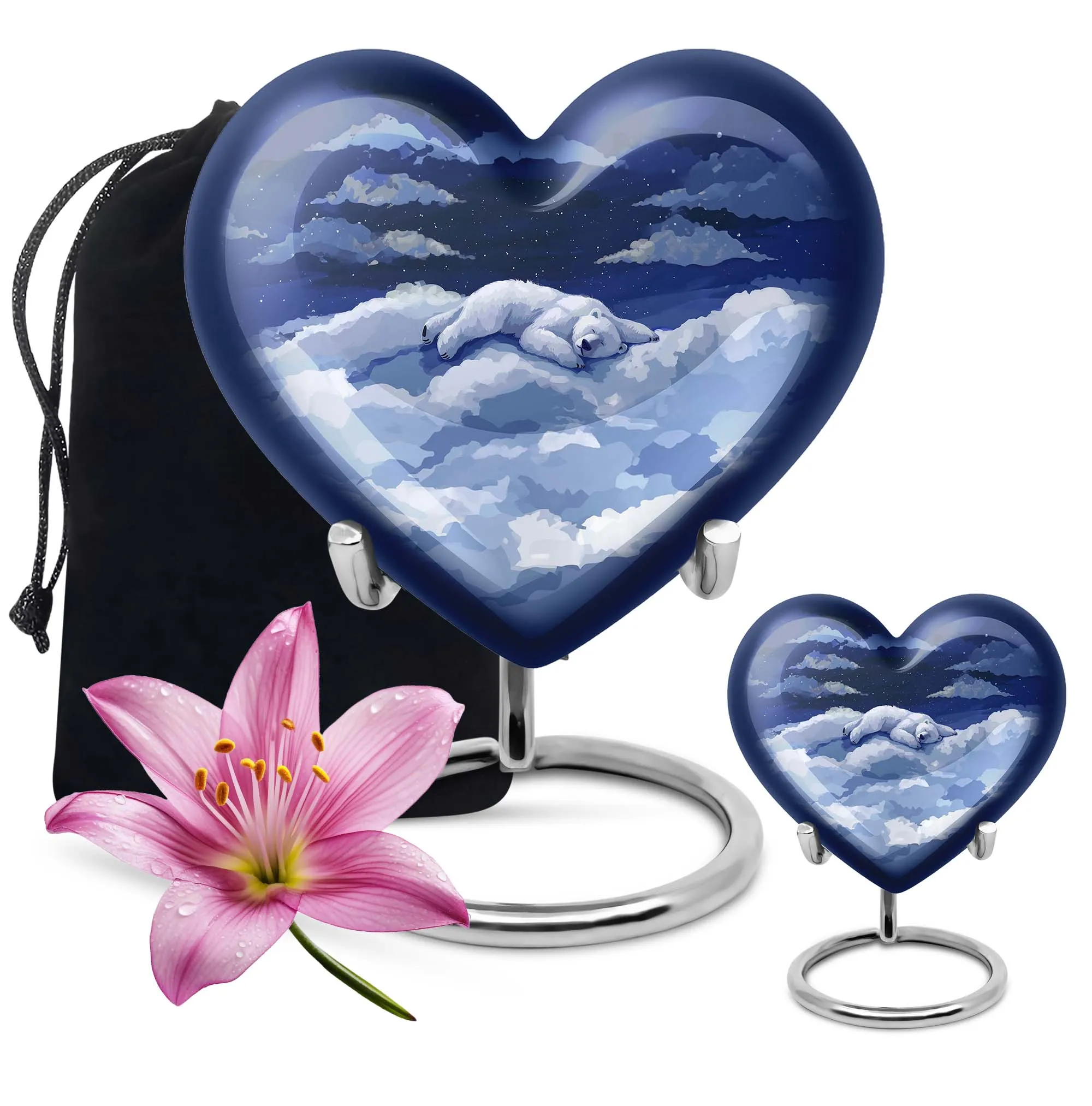 Graceful Bear Memorial Urn For Ashes: A Symbolic Token of Love