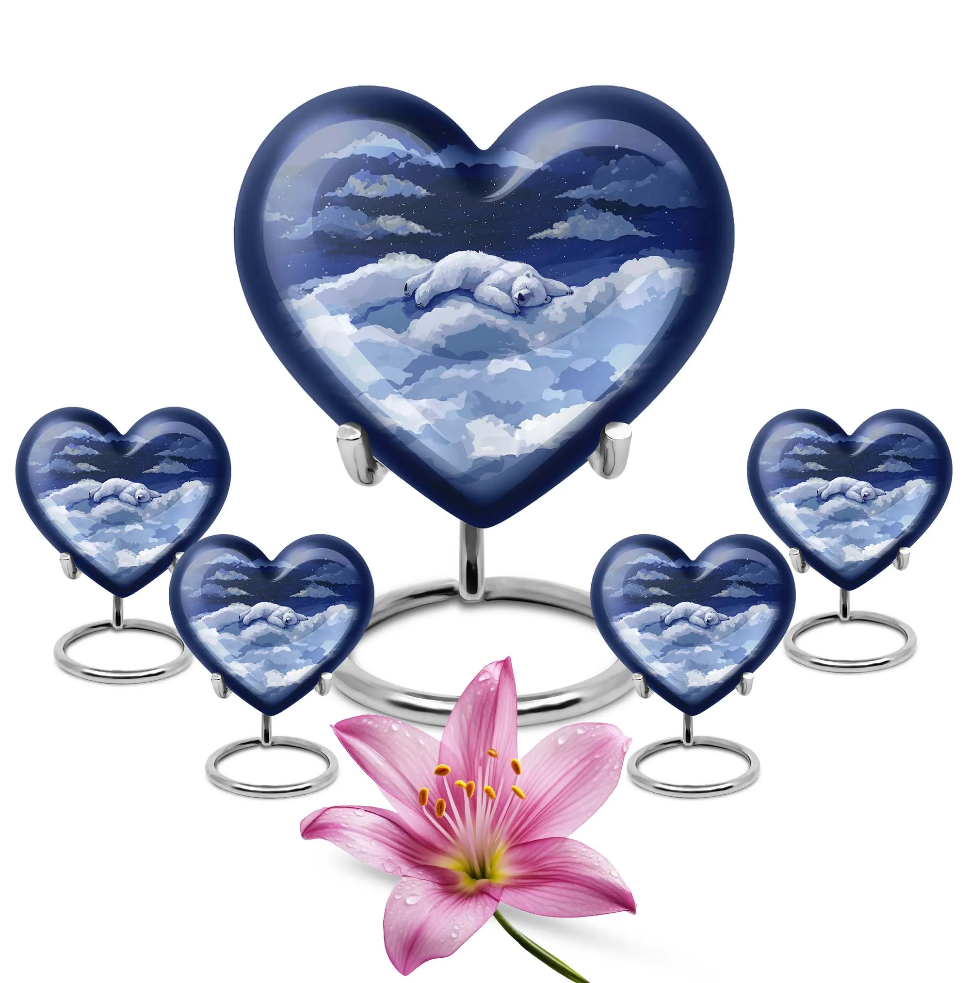Graceful Bear Memorial Urn For Ashes: A Symbolic Token of Love