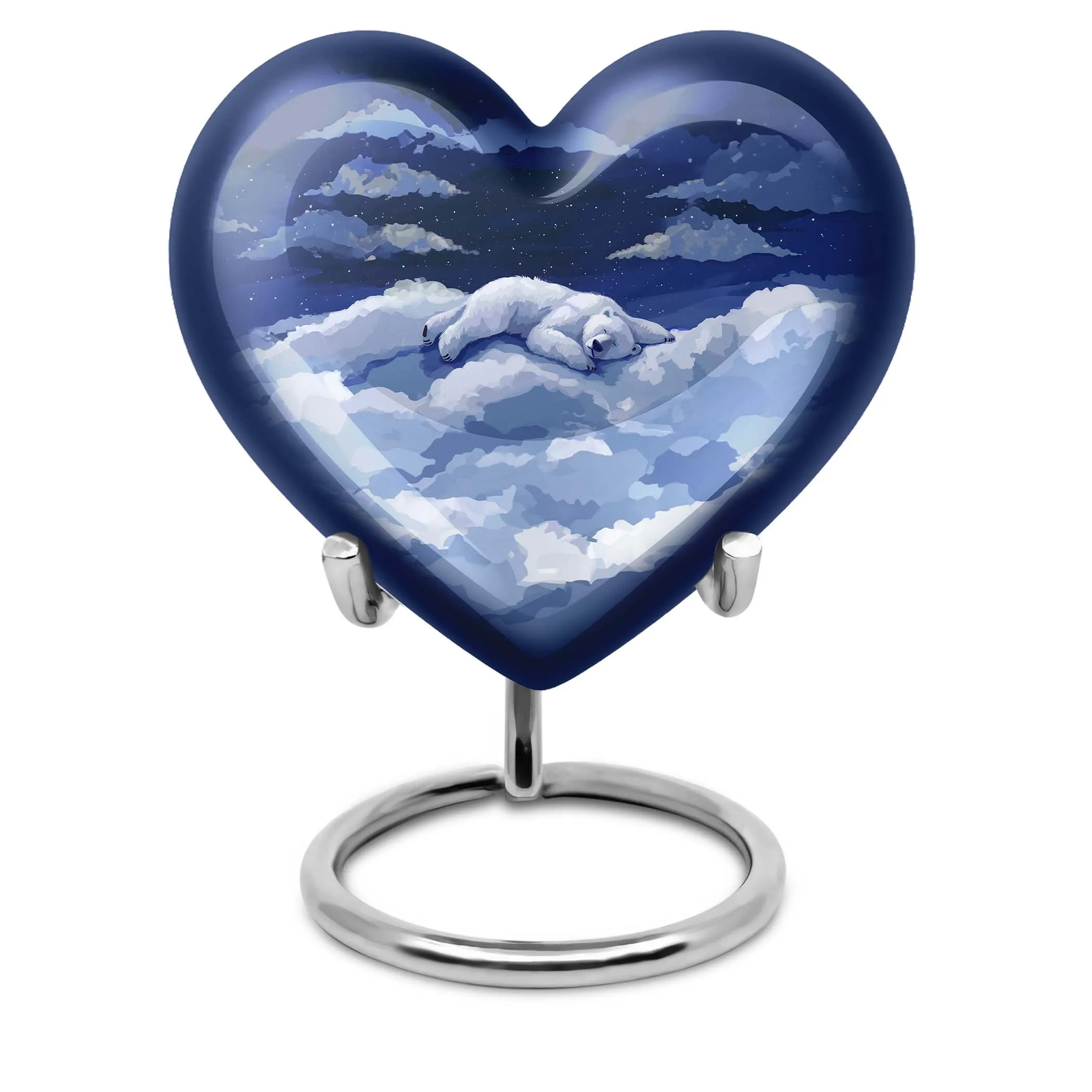 Graceful Bear Memorial Urn For Ashes: A Symbolic Token of Love