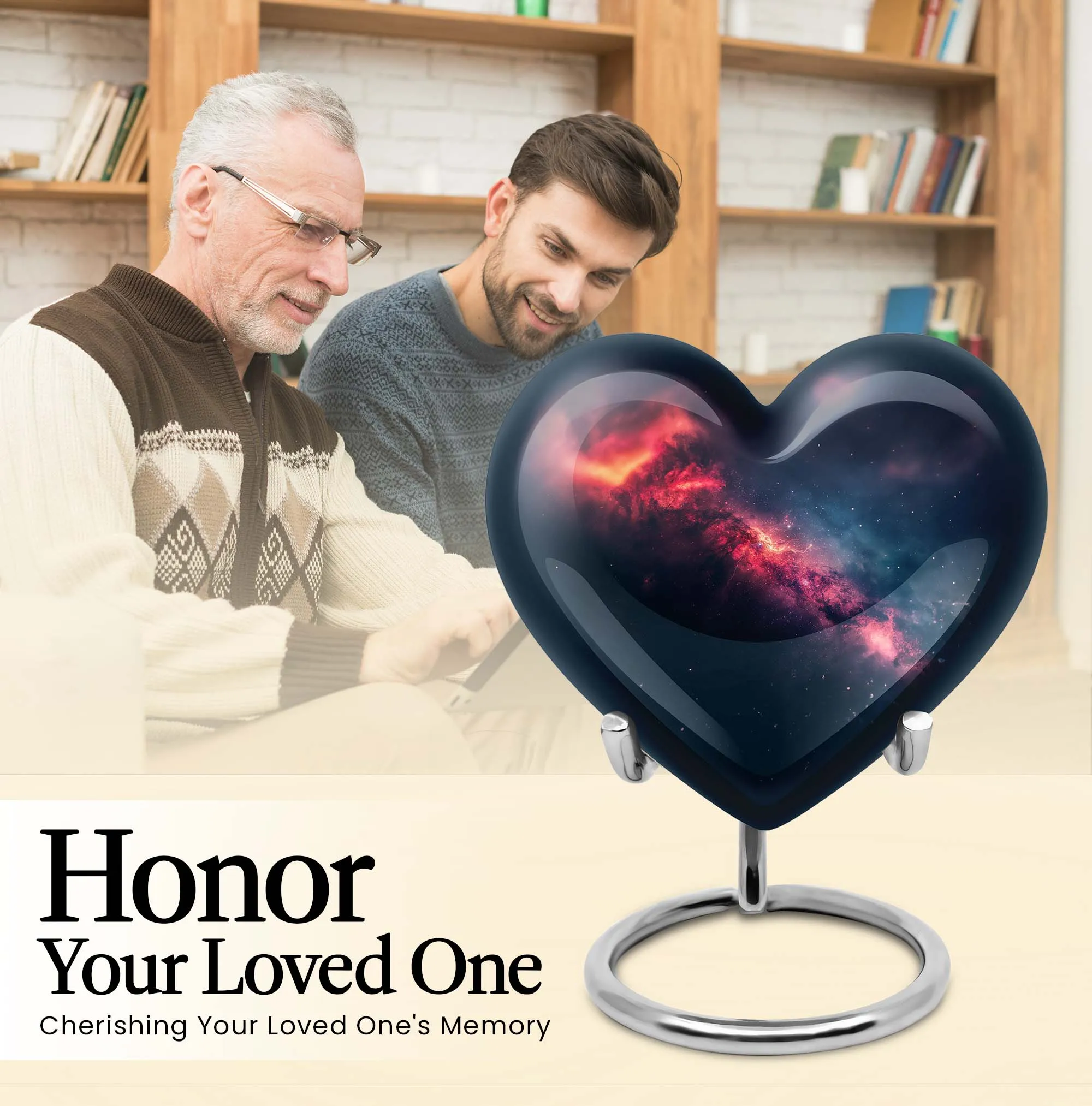 Graceful Galaxy Urn Heartfelt Memorial for Loved Ones