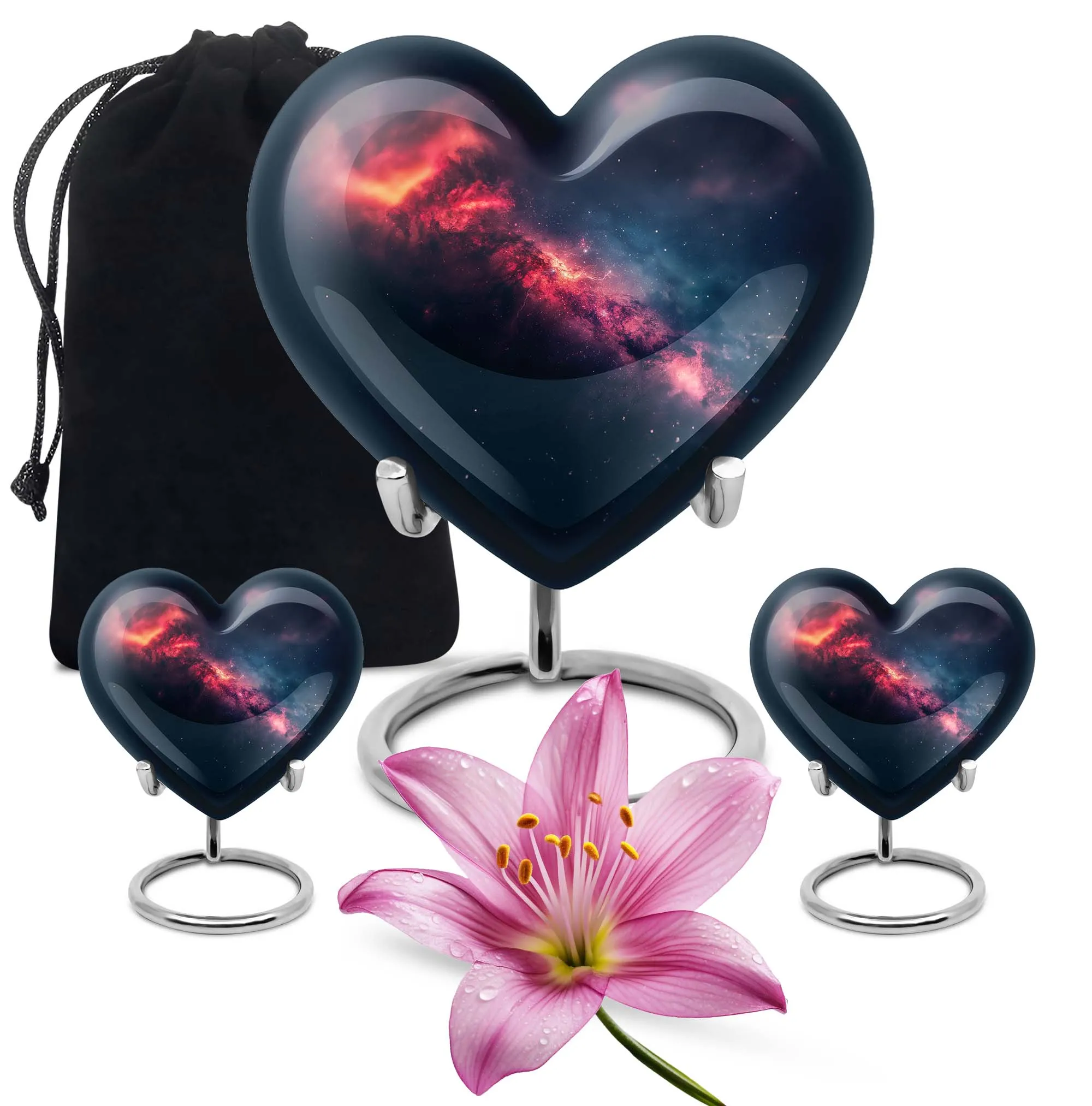 Graceful Galaxy Urn Heartfelt Memorial for Loved Ones