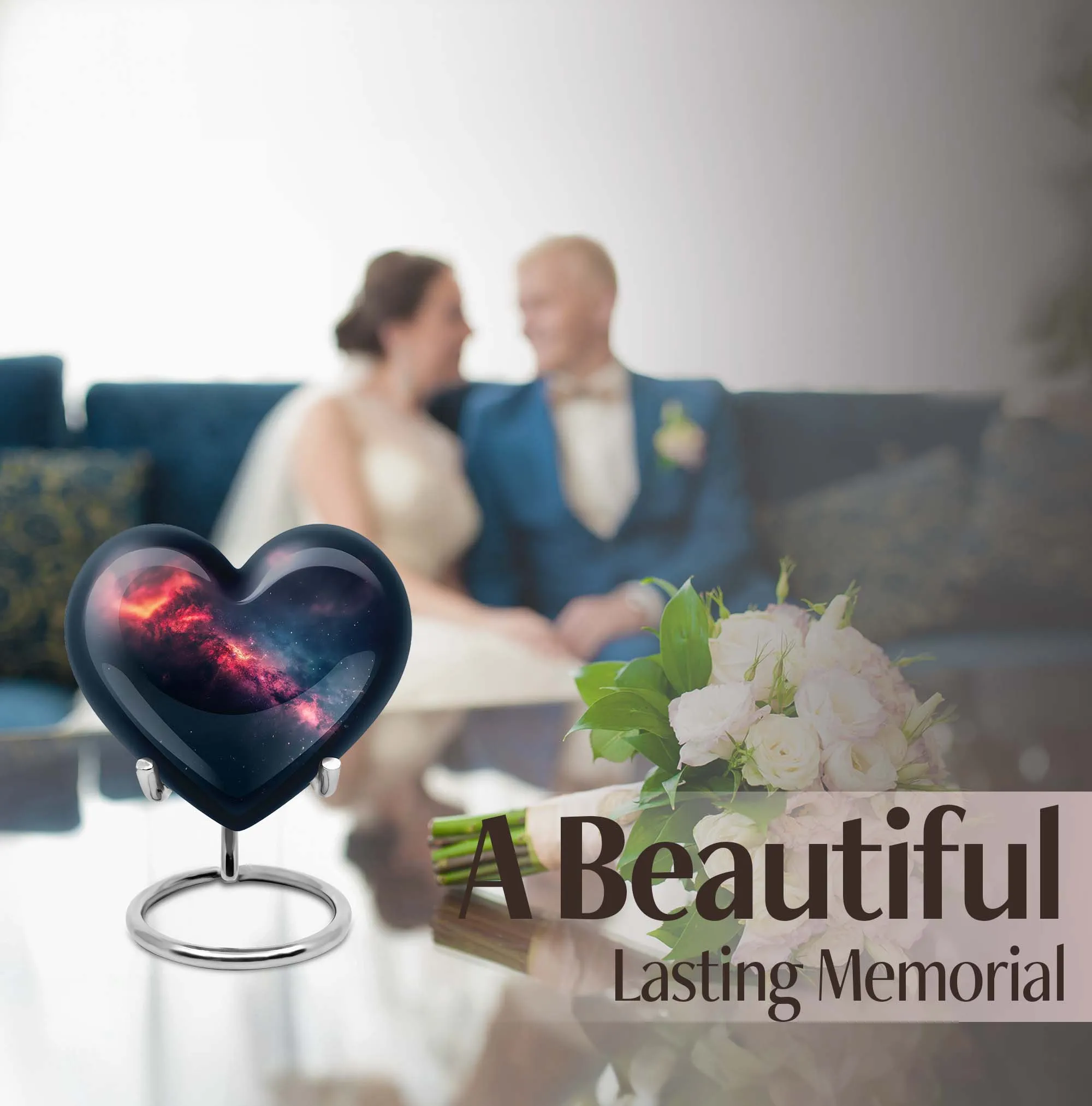 Graceful Galaxy Urn Heartfelt Memorial for Loved Ones