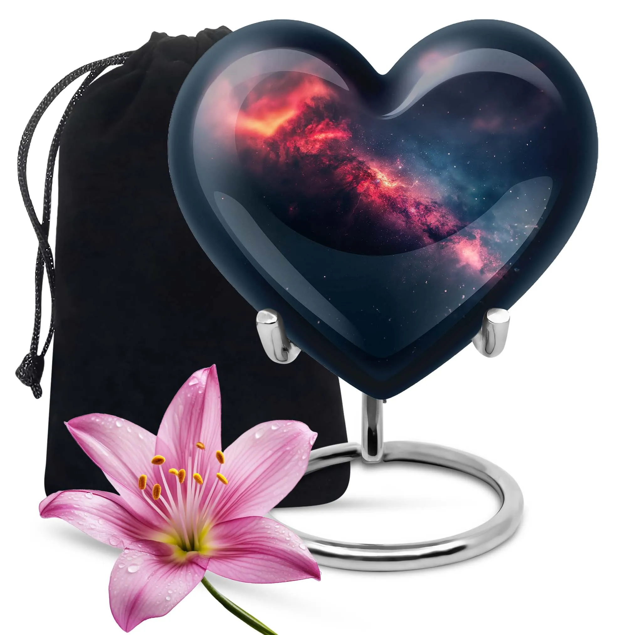 Graceful Galaxy Urn Heartfelt Memorial for Loved Ones