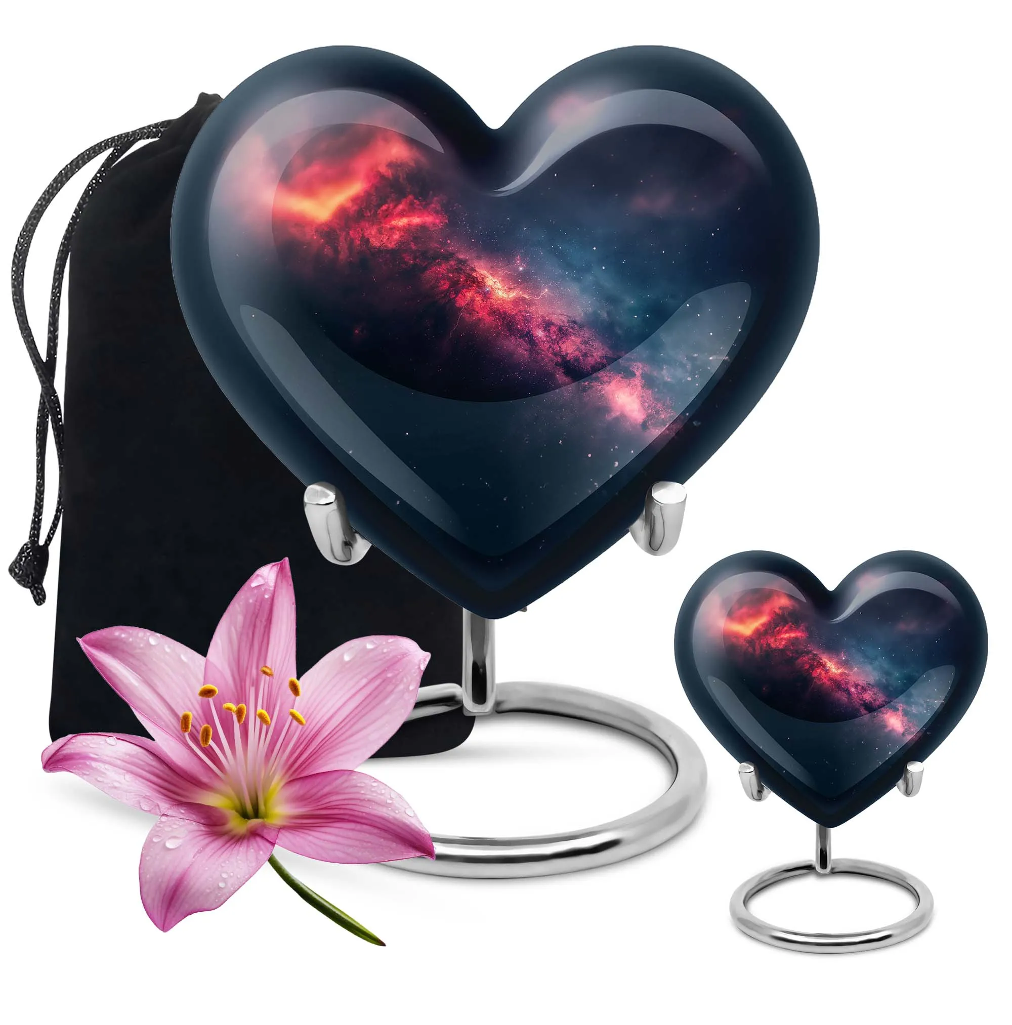 Graceful Galaxy Urn Heartfelt Memorial for Loved Ones