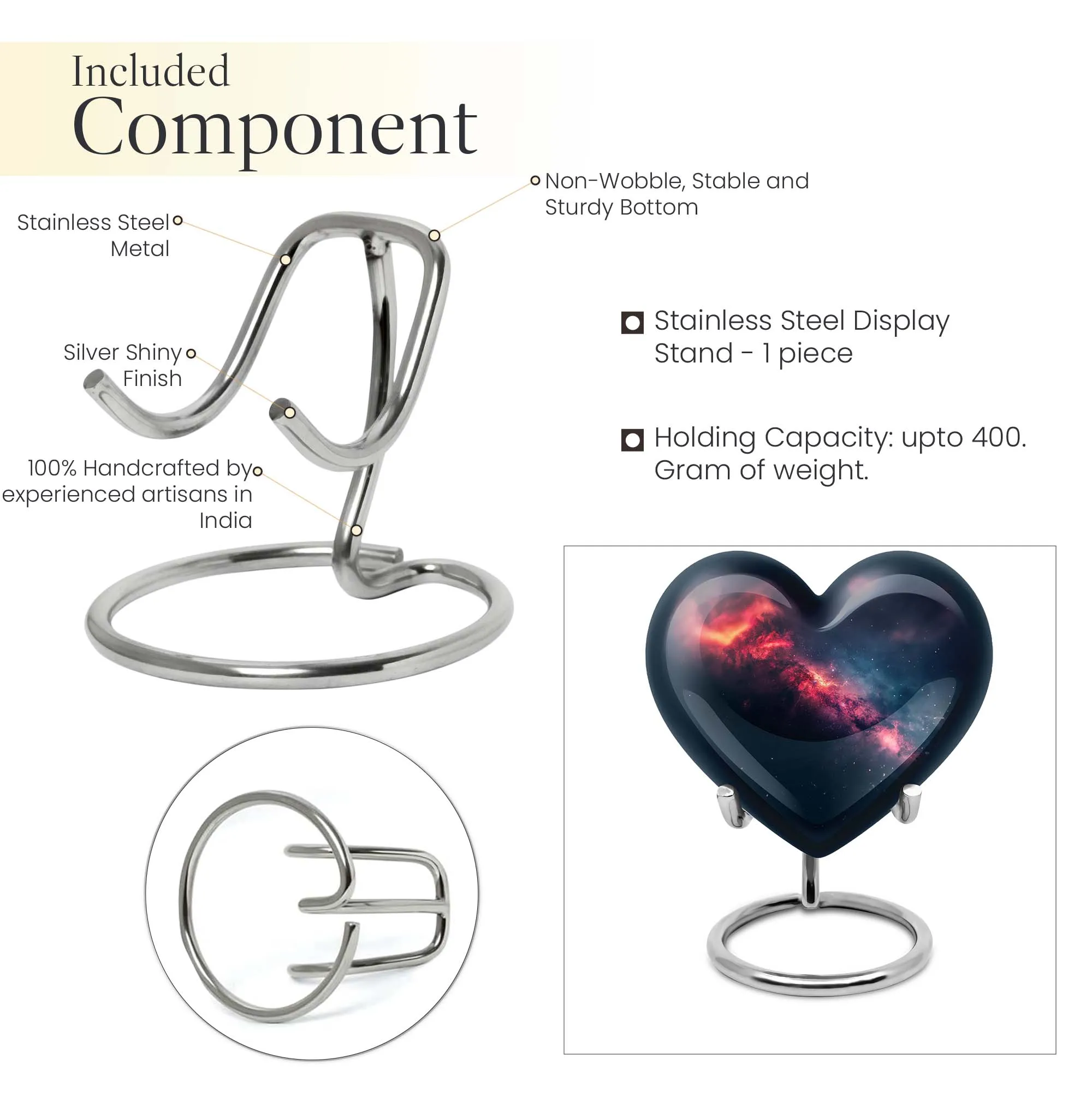 Graceful Galaxy Urn Heartfelt Memorial for Loved Ones