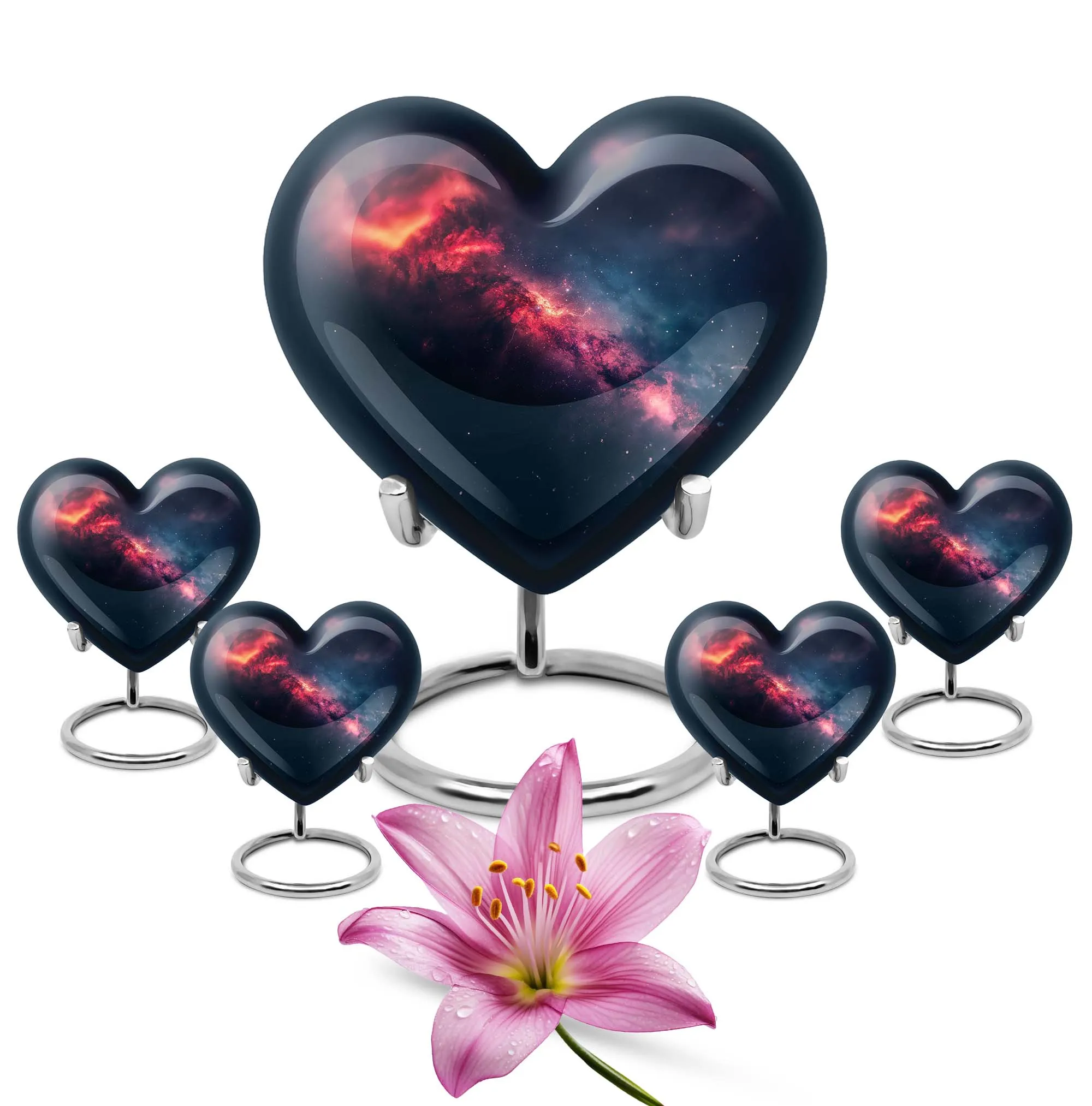 Graceful Galaxy Urn Heartfelt Memorial for Loved Ones