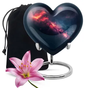 Graceful Galaxy Urn Heartfelt Memorial for Loved Ones