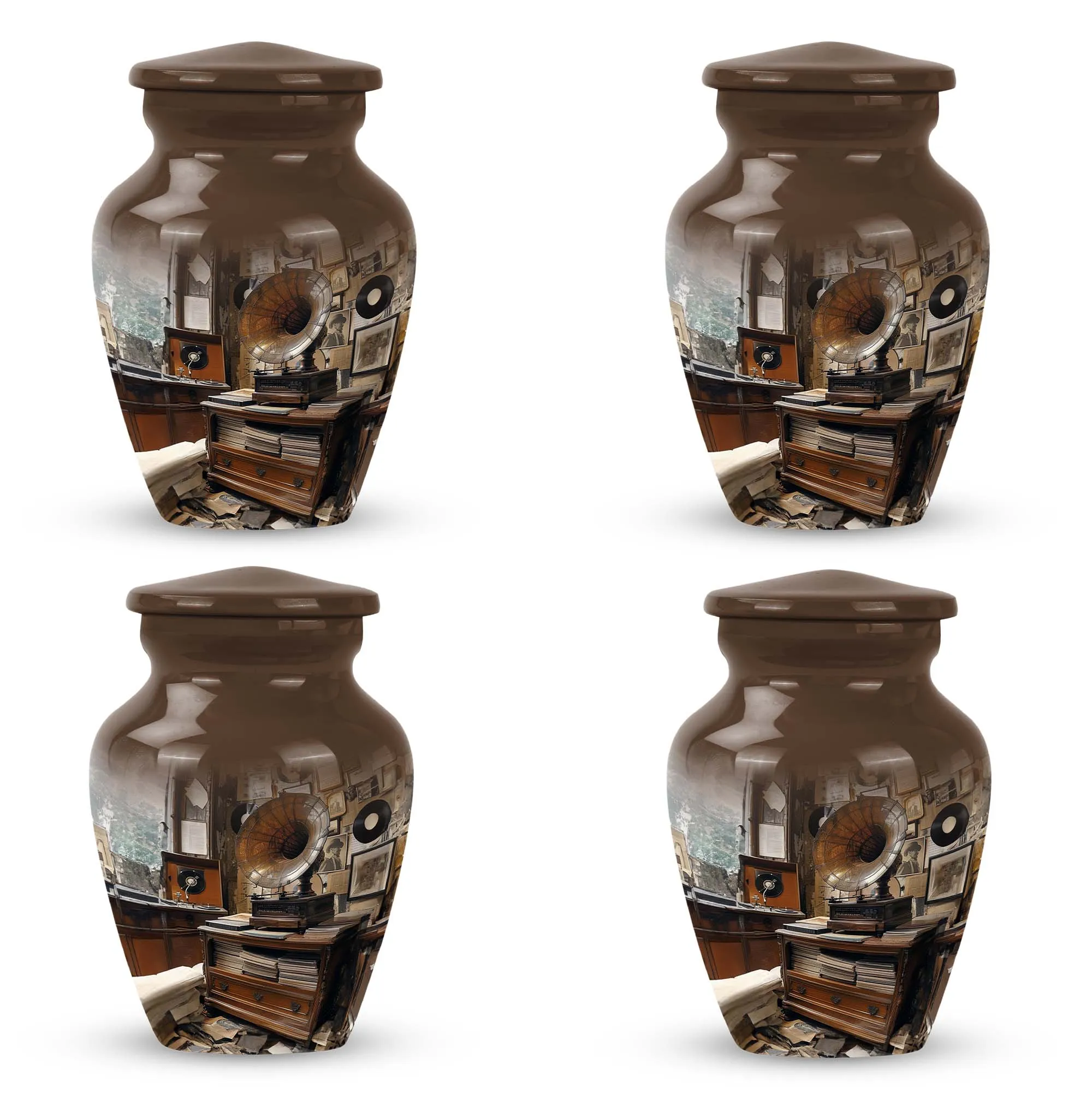 Gramophone Urn: A Timeless Memorial for Loved Ones