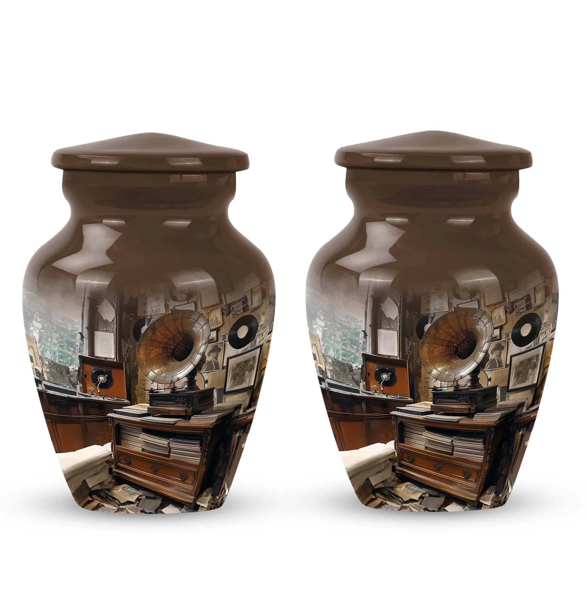 Gramophone Urn: A Timeless Memorial for Loved Ones