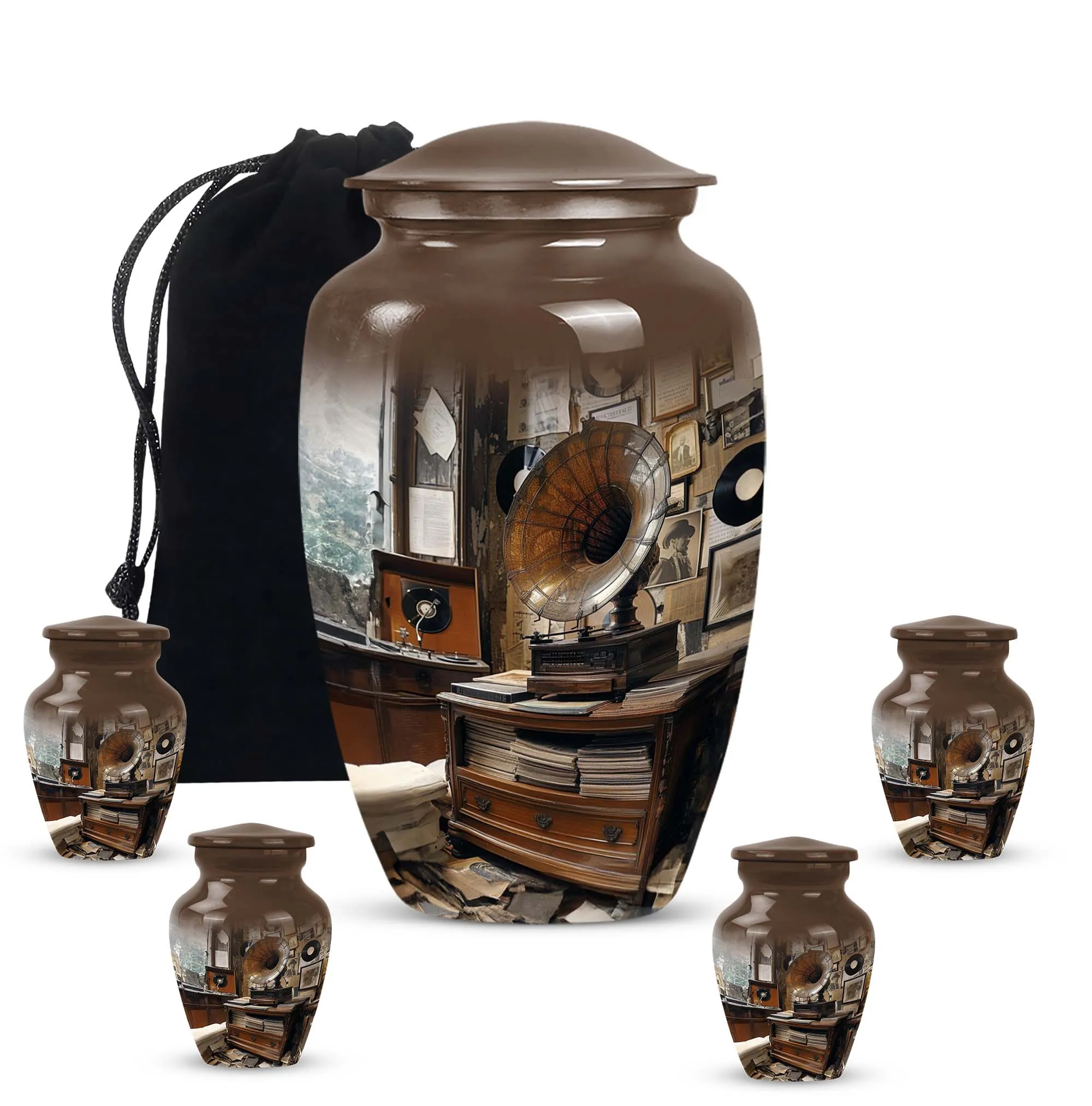 Gramophone Urn: A Timeless Memorial for Loved Ones