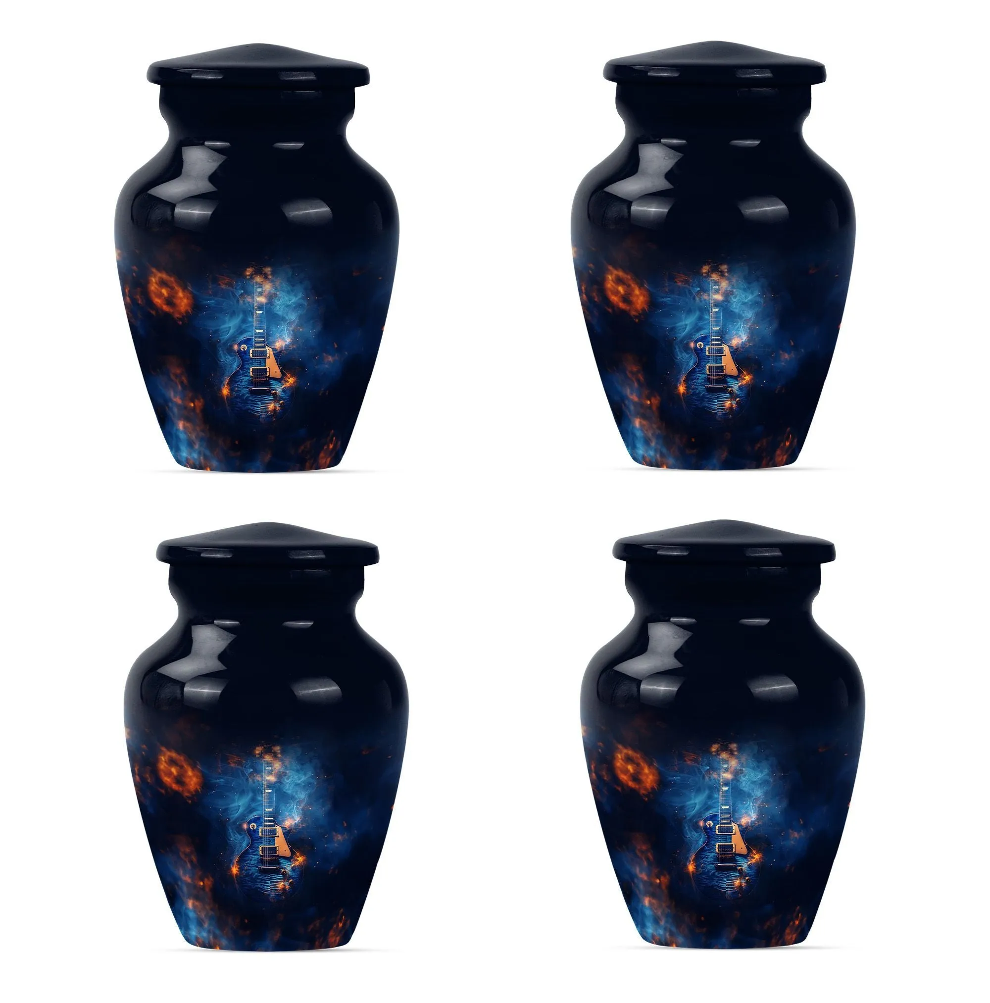 Guitar Urn Elegy: Artful Cremation Urn for Remembrance