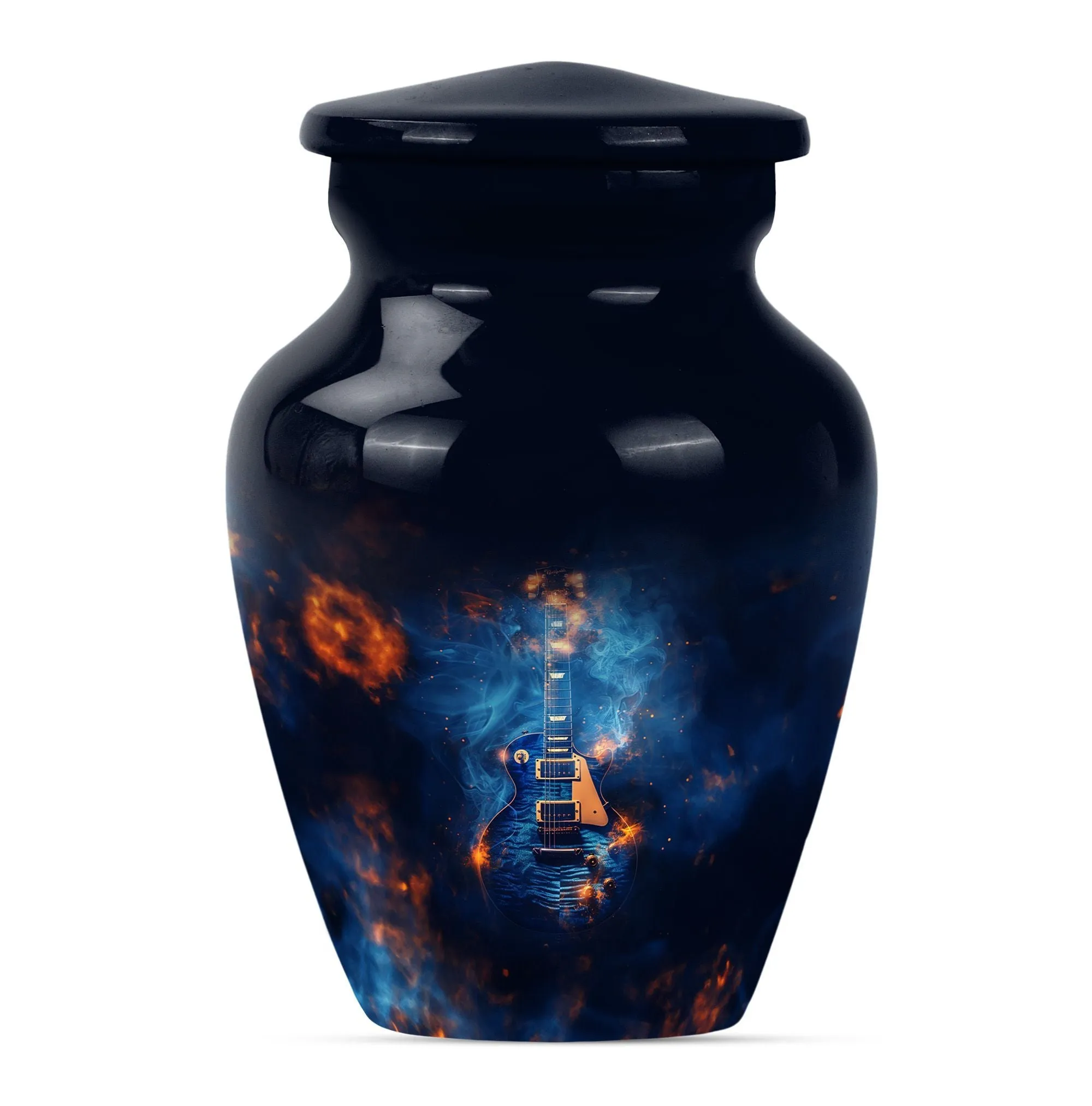 Guitar Urn Elegy: Artful Cremation Urn for Remembrance