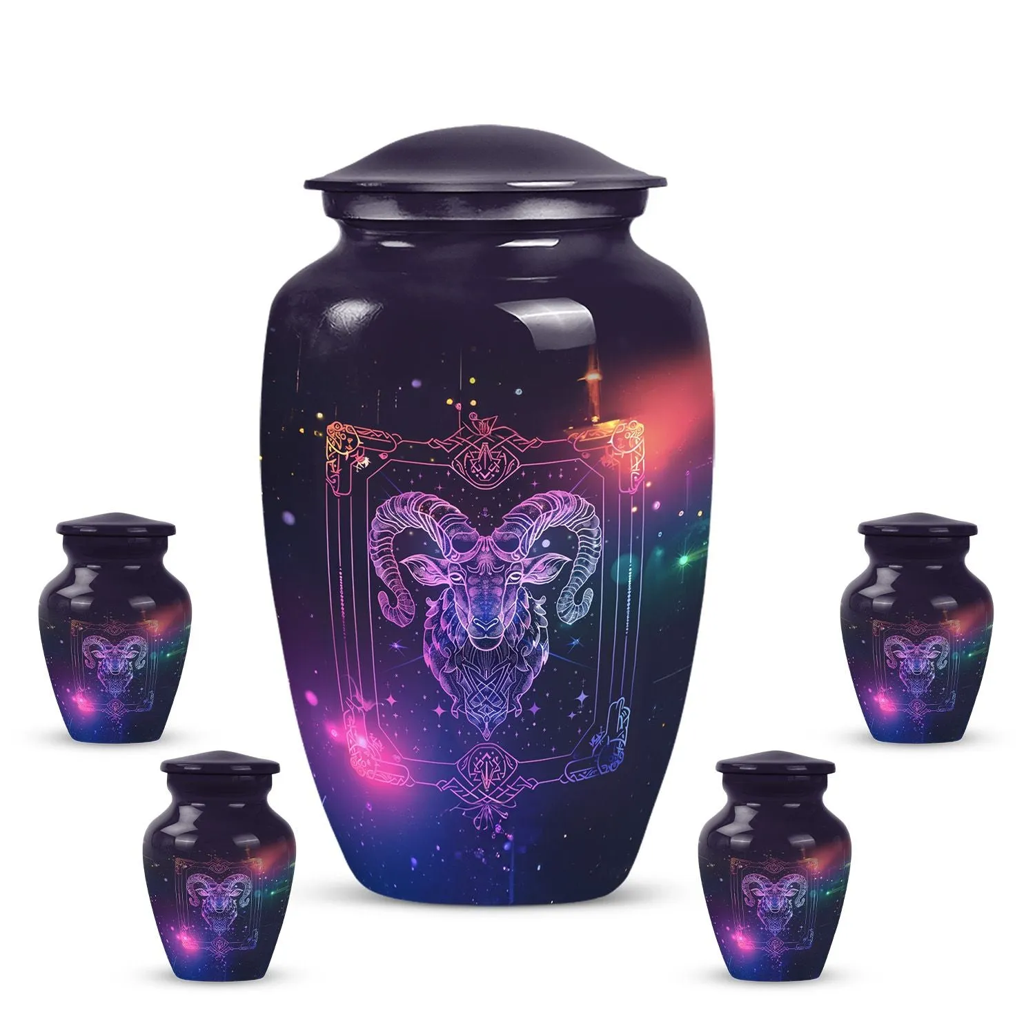 Harmony Zodiac Cremation Tribute - Premium Ashes Urn