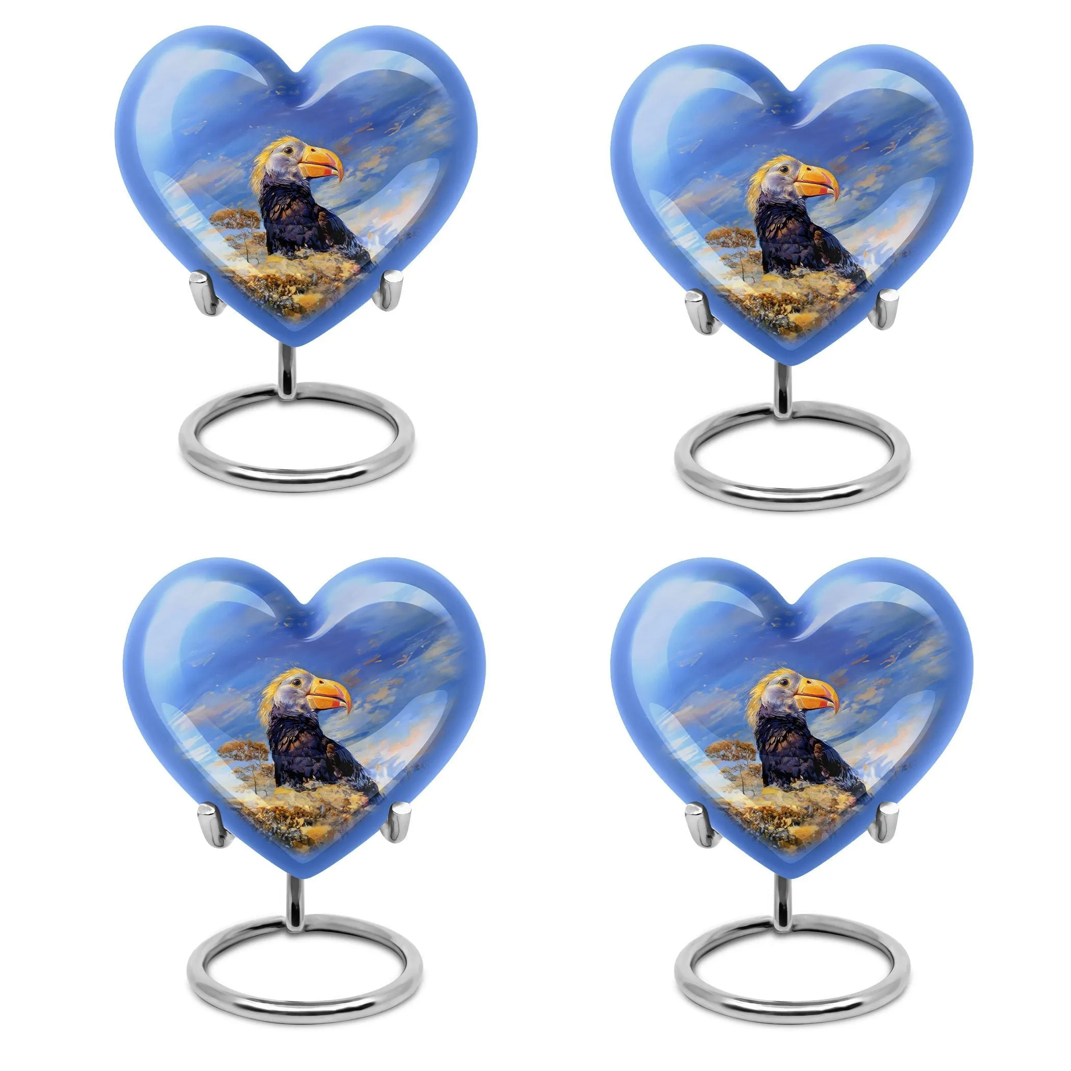 Heartfelt Memories Puffin Bird Ashes Keepsake Urn