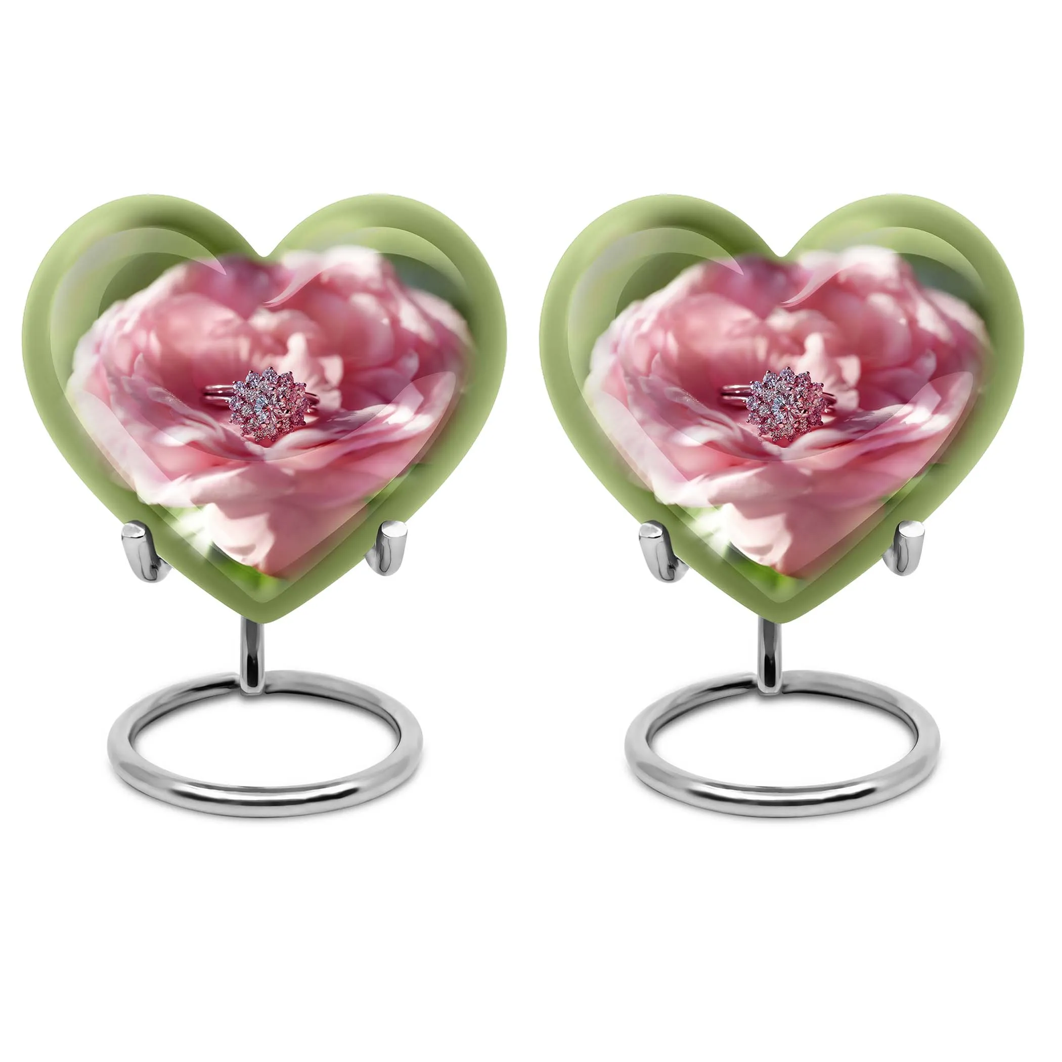Heartfelt Remembrance - Artistic Ring Urn for Memorial Tribute