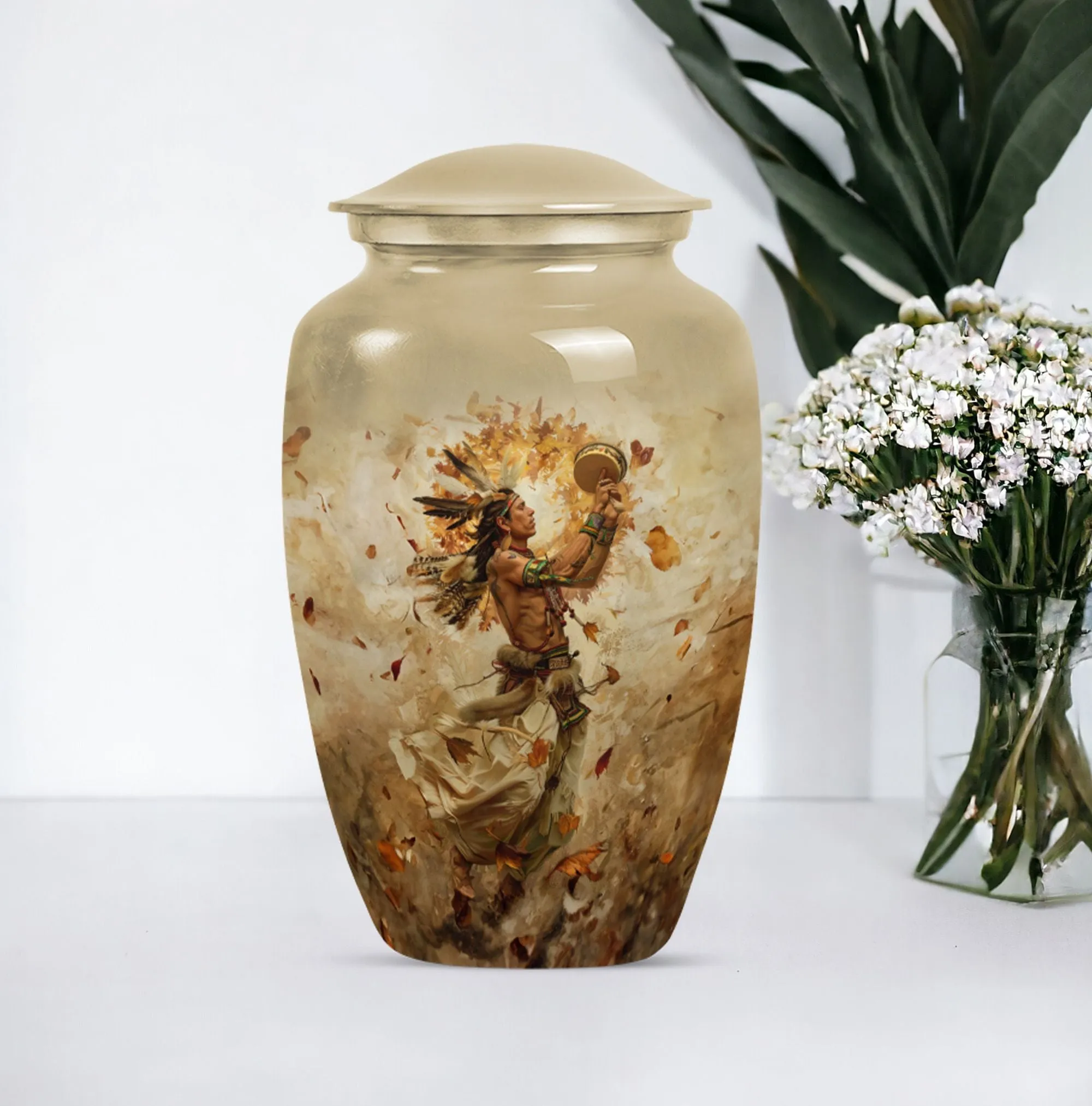 Homage Tribute - Native American Inspired Cremation Urn for Men