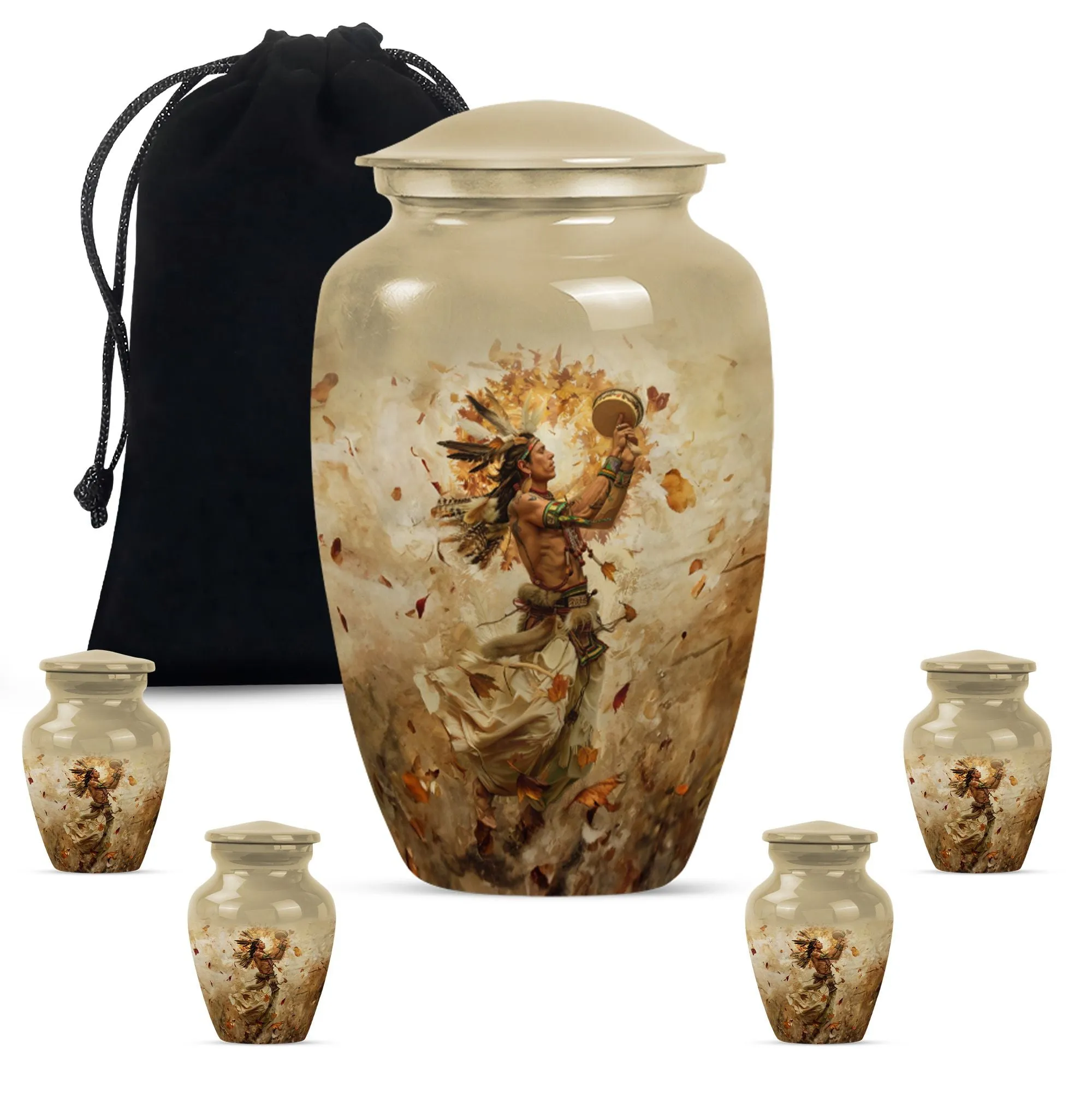 Homage Tribute - Native American Inspired Cremation Urn for Men