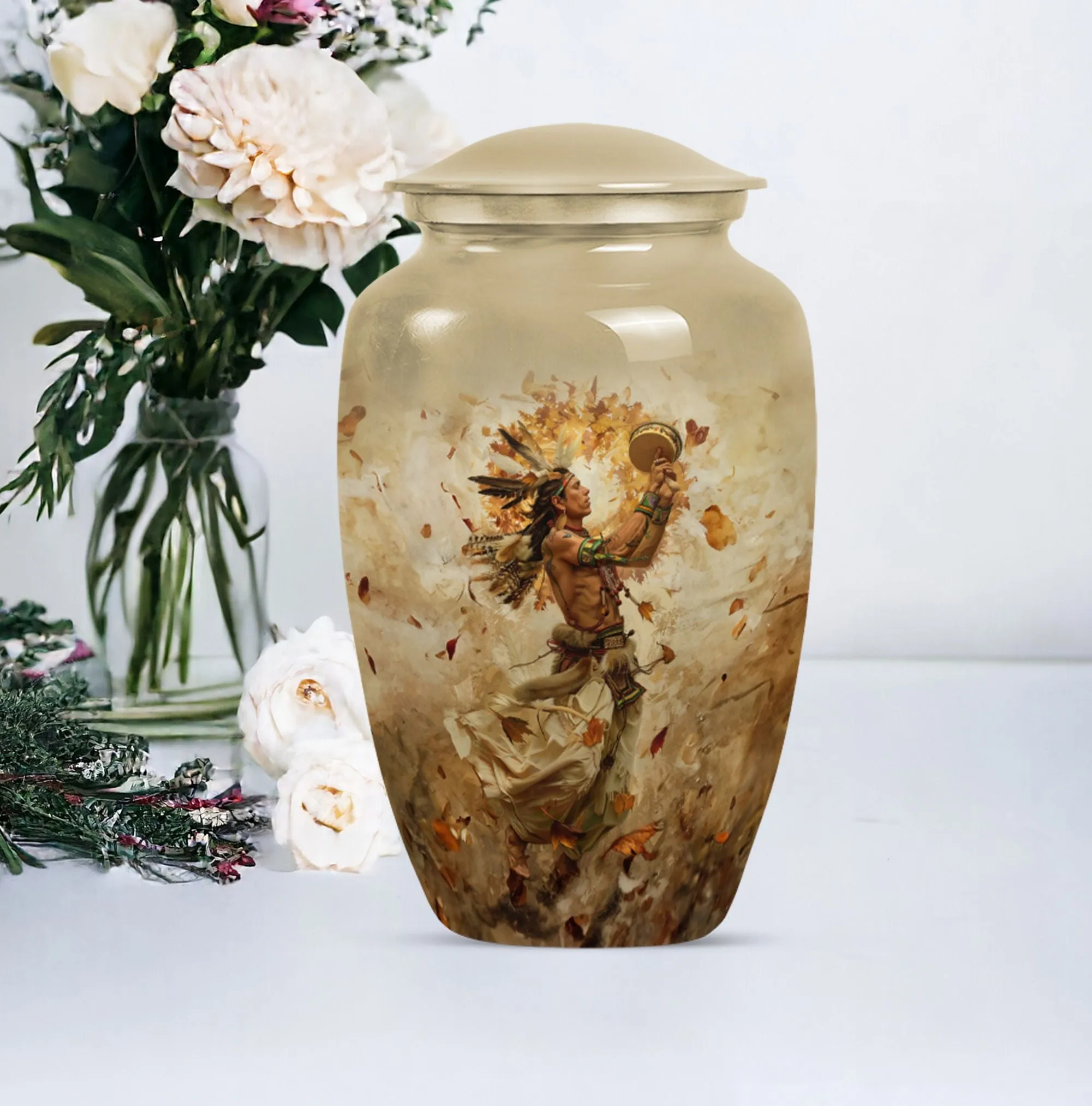 Homage Tribute - Native American Inspired Cremation Urn for Men