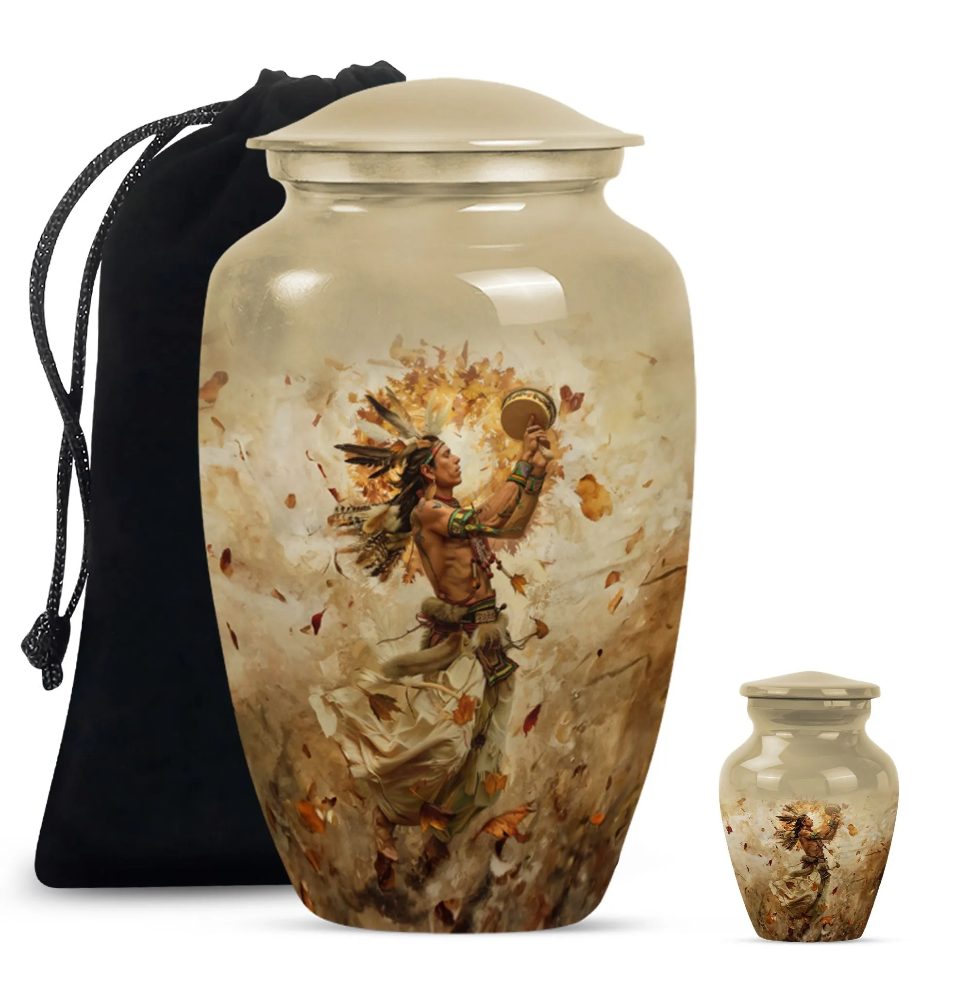 Homage Tribute - Native American Inspired Cremation Urn for Men
