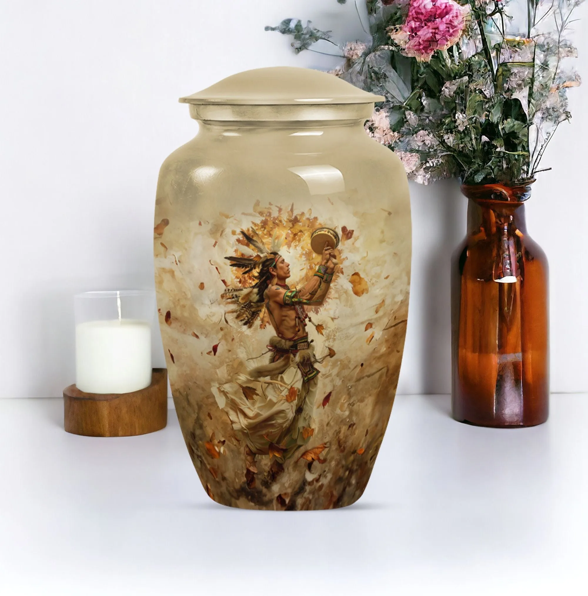 Homage Tribute - Native American Inspired Cremation Urn for Men