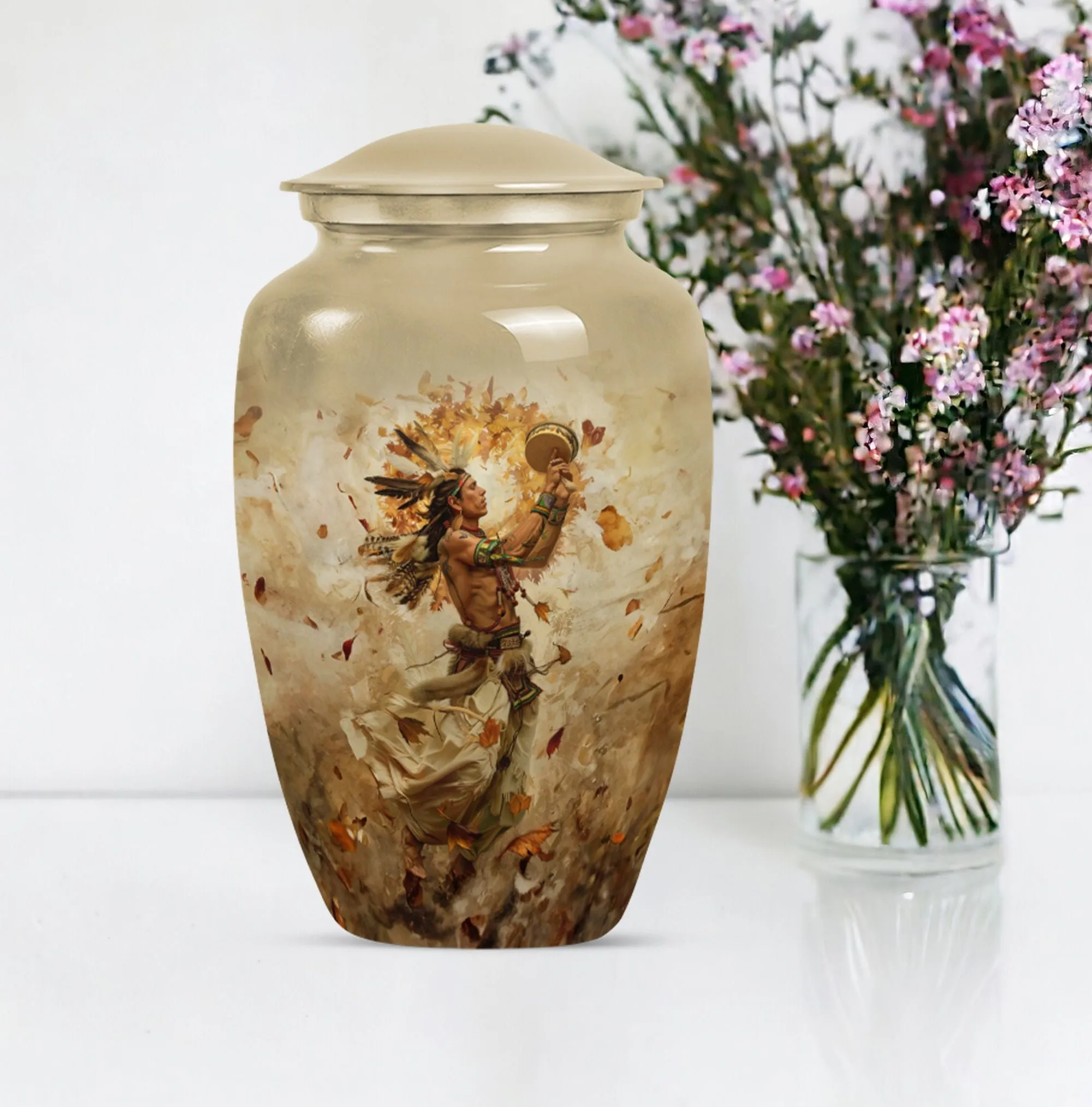 Homage Tribute - Native American Inspired Cremation Urn for Men
