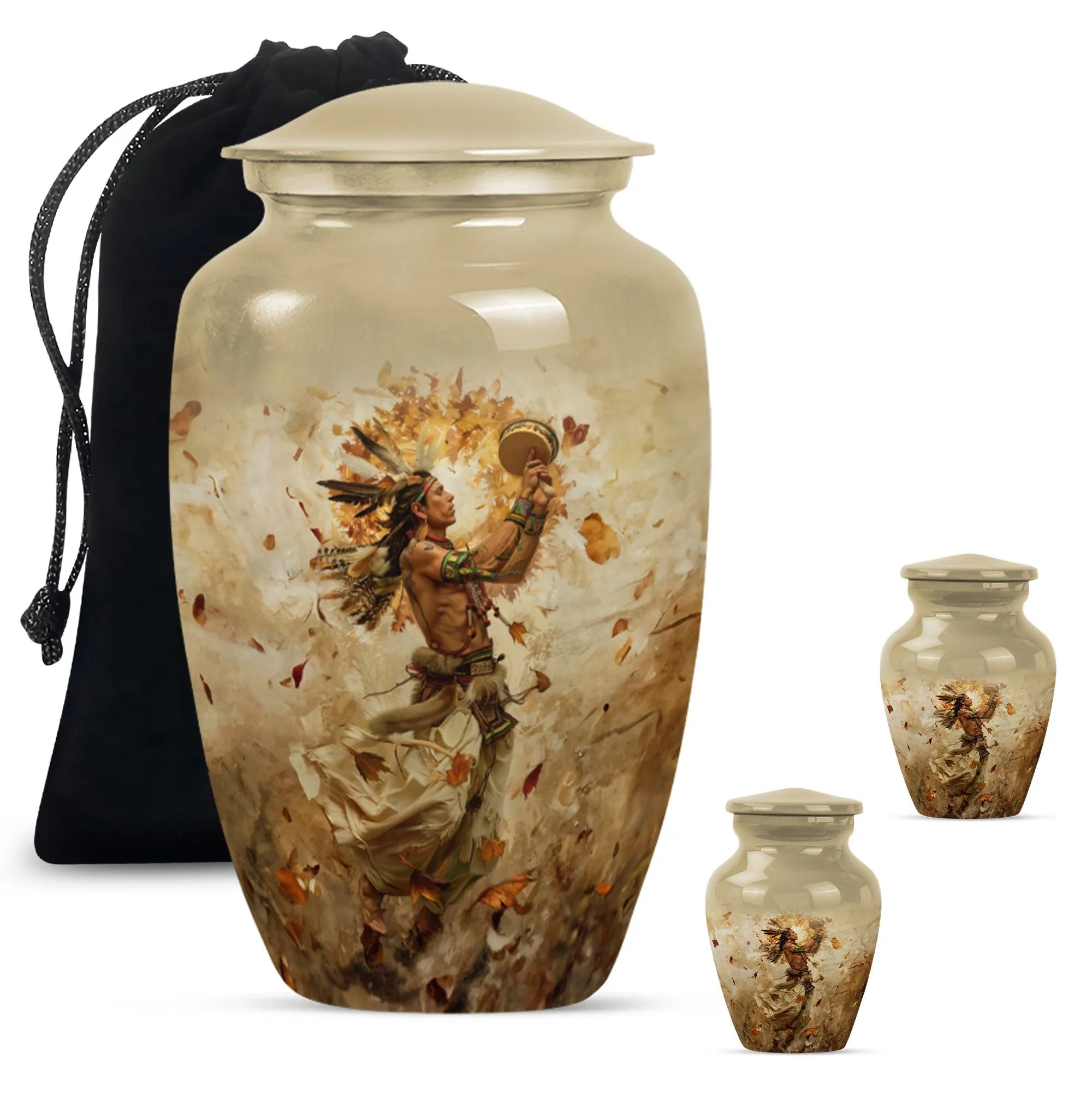 Homage Tribute - Native American Inspired Cremation Urn for Men