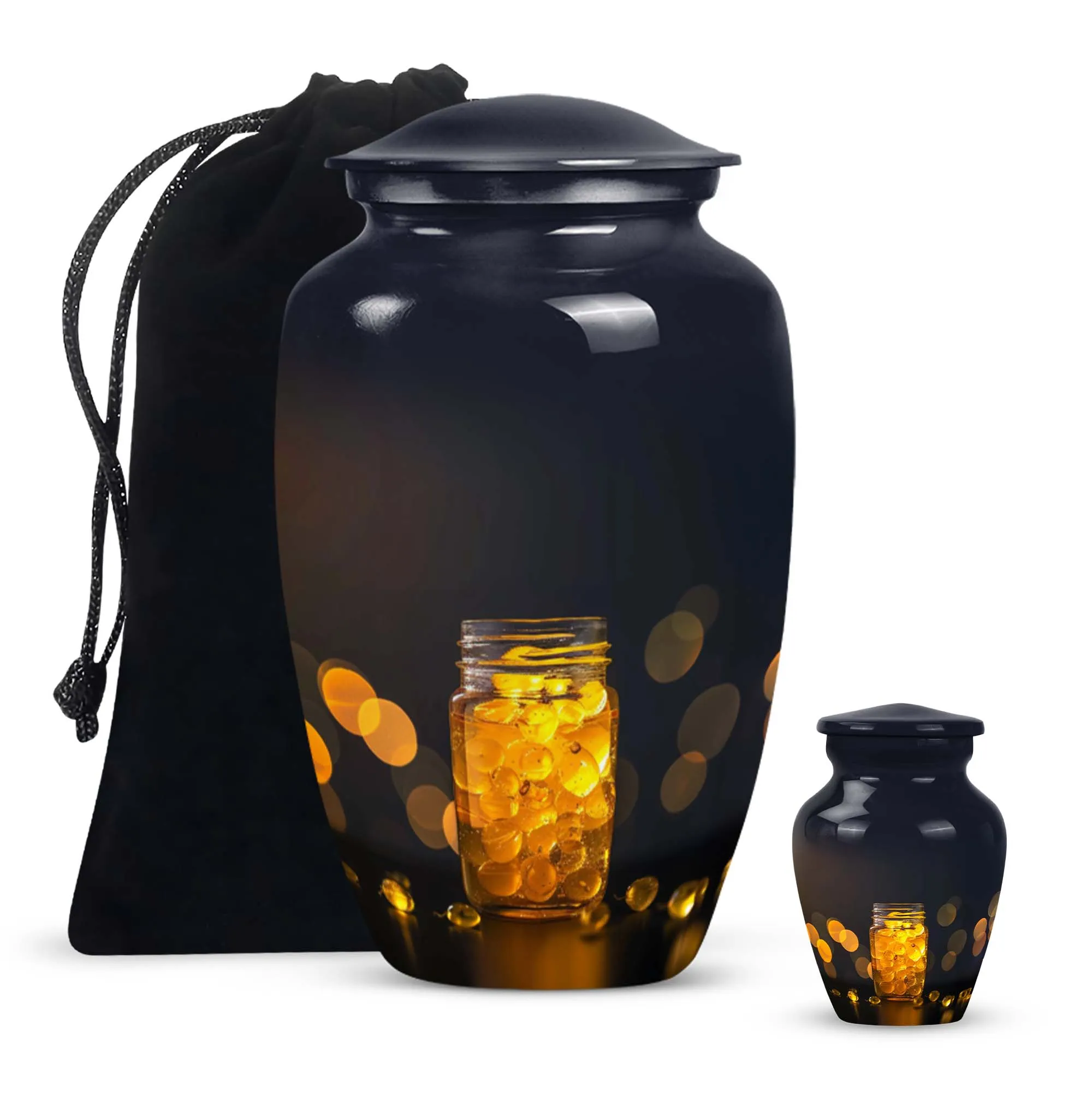 Honey Pot Tribute: Medium Memorial Urn for your Cherished Ones