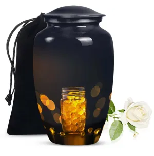 Honey Pot Tribute: Medium Memorial Urn for your Cherished Ones