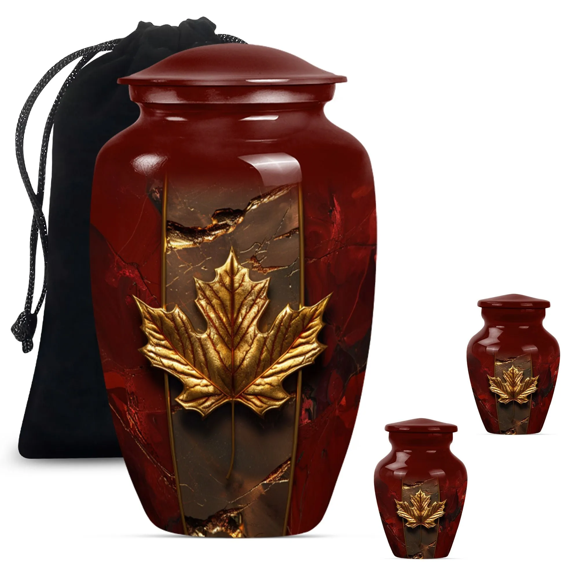 Honorable Solace - Mapple Leaf Memorial Urn for Male adults