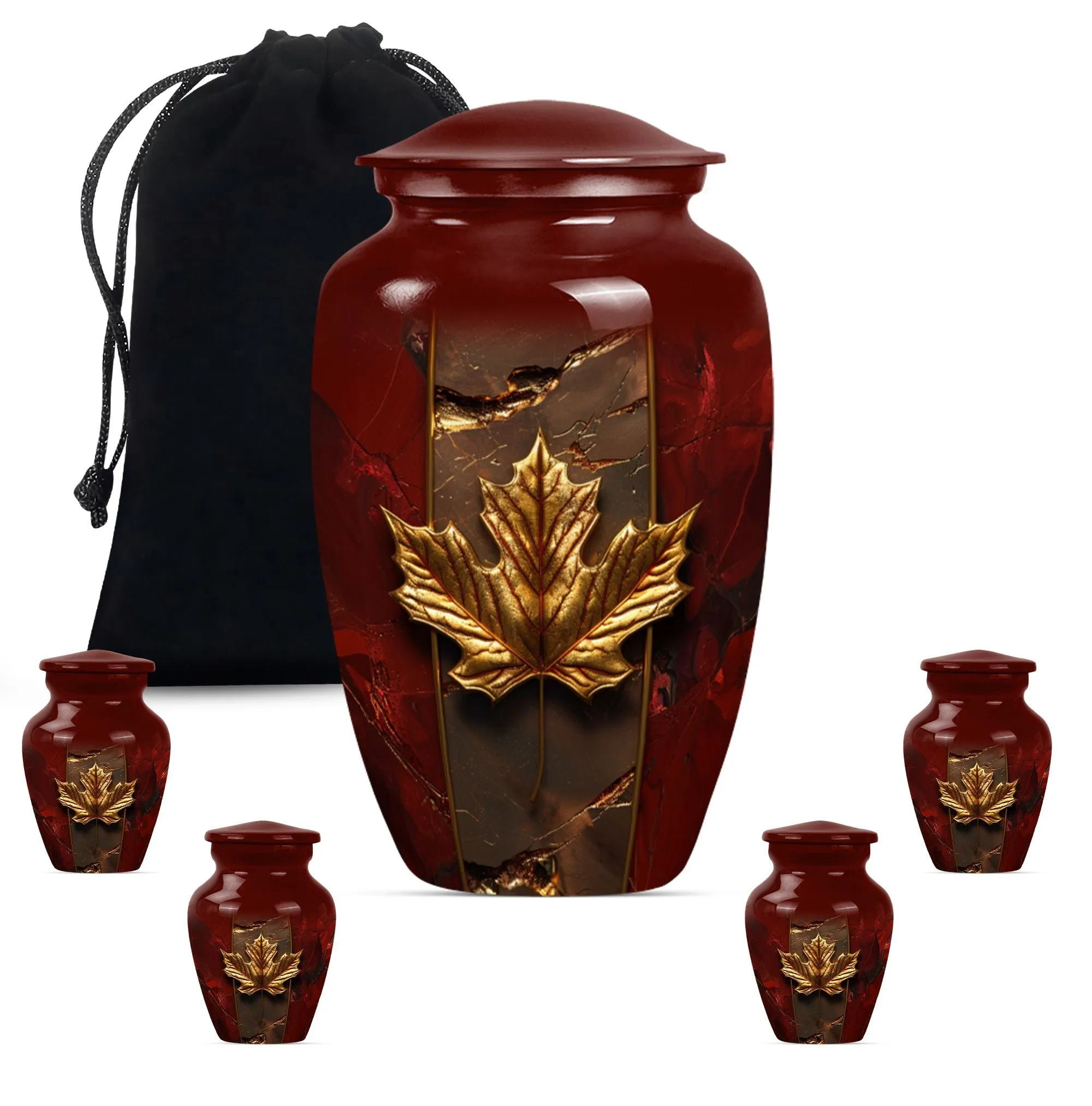 Honorable Solace - Mapple Leaf Memorial Urn for Male adults