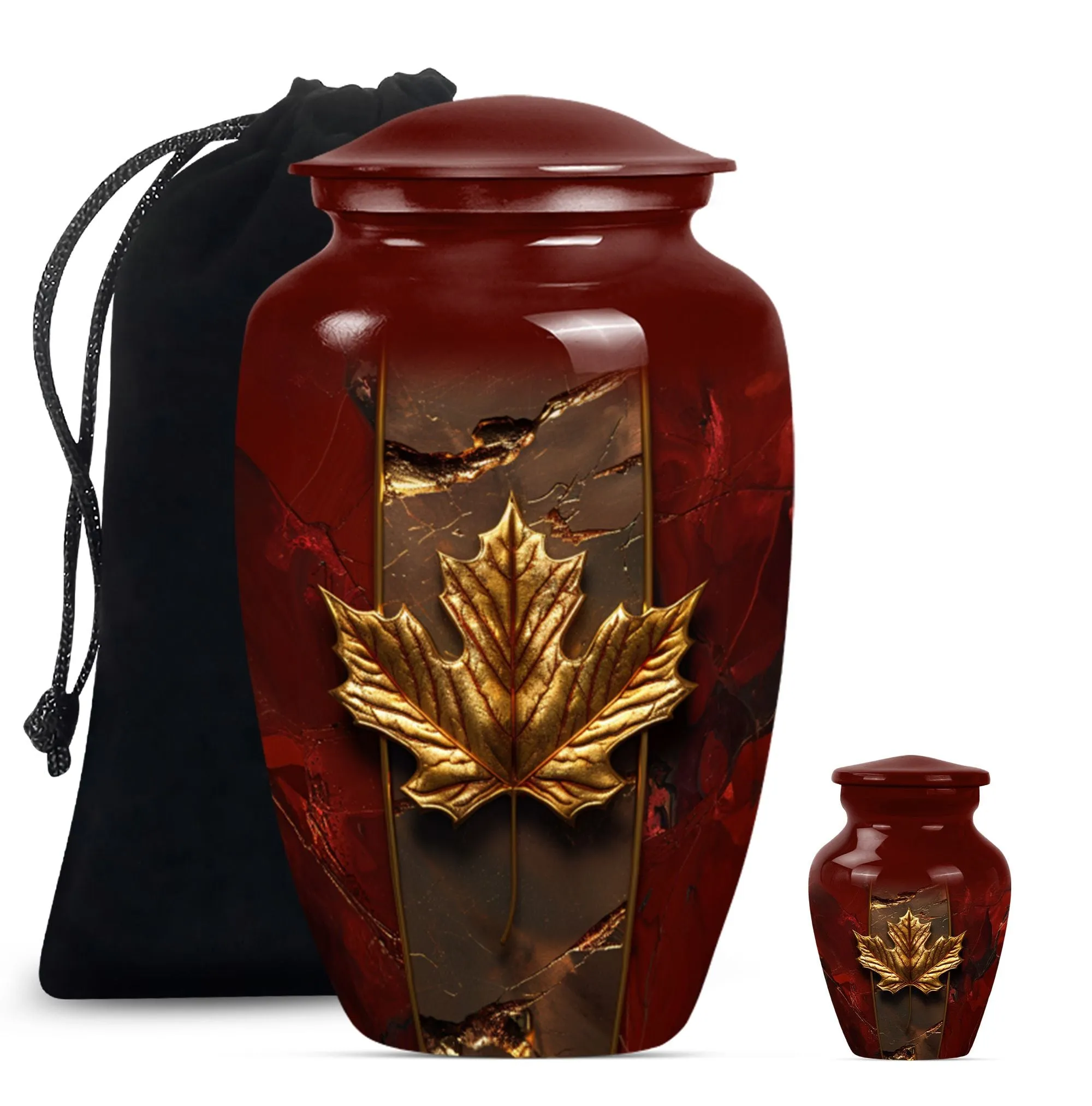 Honorable Solace - Mapple Leaf Memorial Urn for Male adults