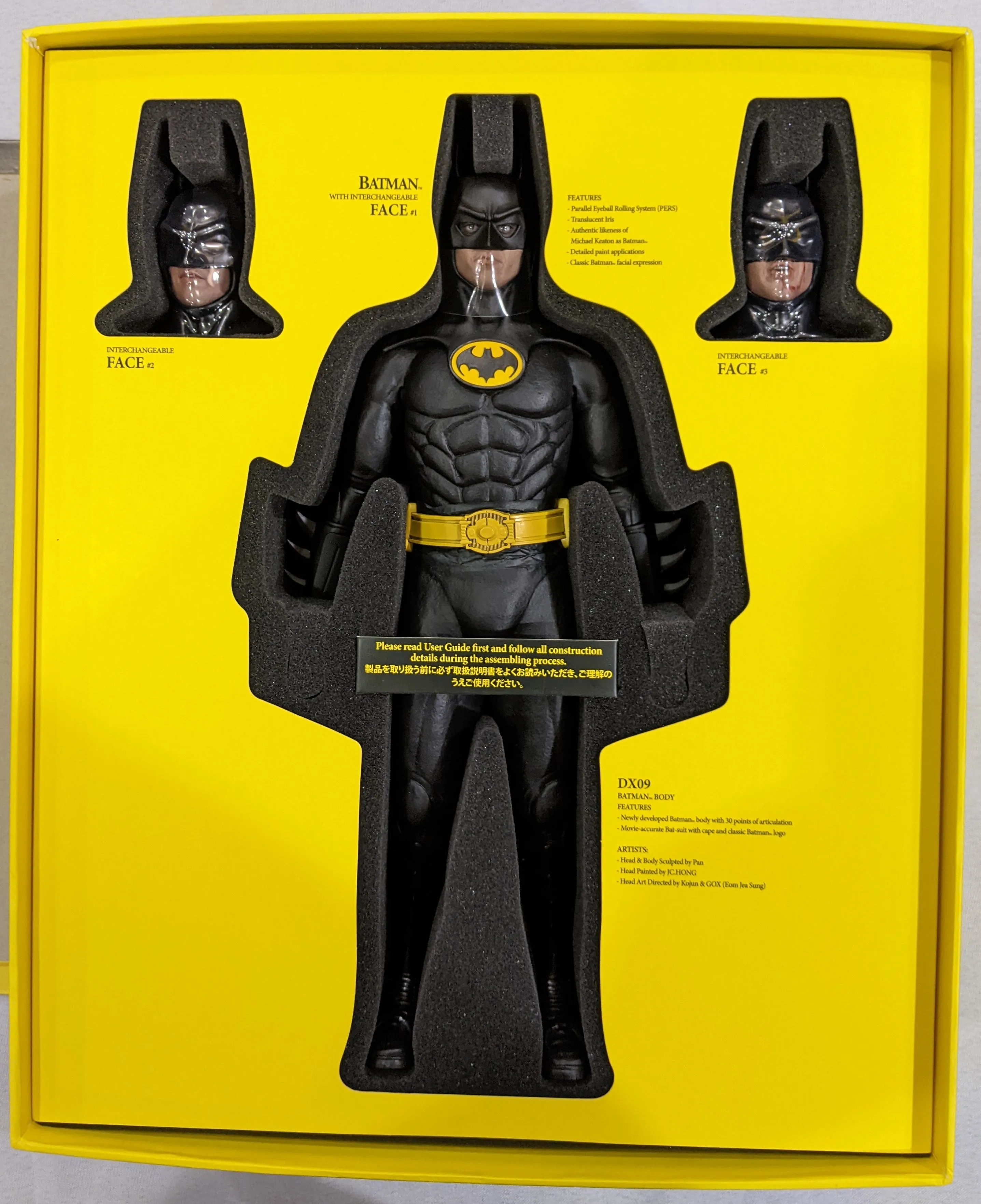Hot Toys 1/6 1989 Batman Movie Masterpiece Sixth Scale Figure DX09 *Open Box*