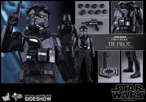 Hot Toys 1/6 First Order TIE Fighter Pilot Star Wars Episode VII The Force Awakens Sixth Scale Figure MMS324