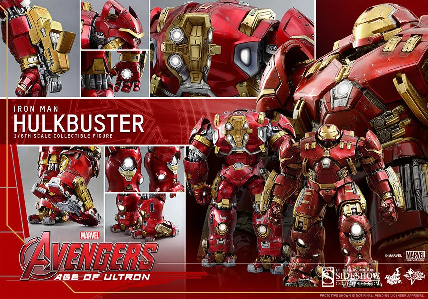 Hot Toys 1/6 Marvel's Avengers Age of Ultron Hulkbuster Sixth Scale MMS285