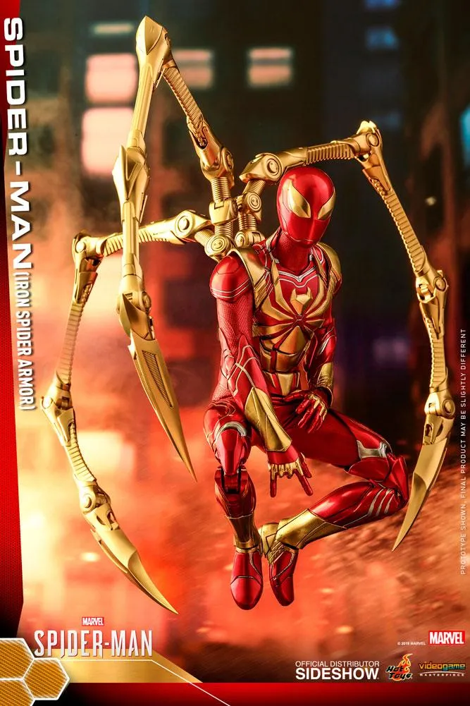 Hot Toys Movie Masterpiece 1/6 Scale Figure - Video Game Masterpiece Series - Spider-Man (Iron Spider Armor)