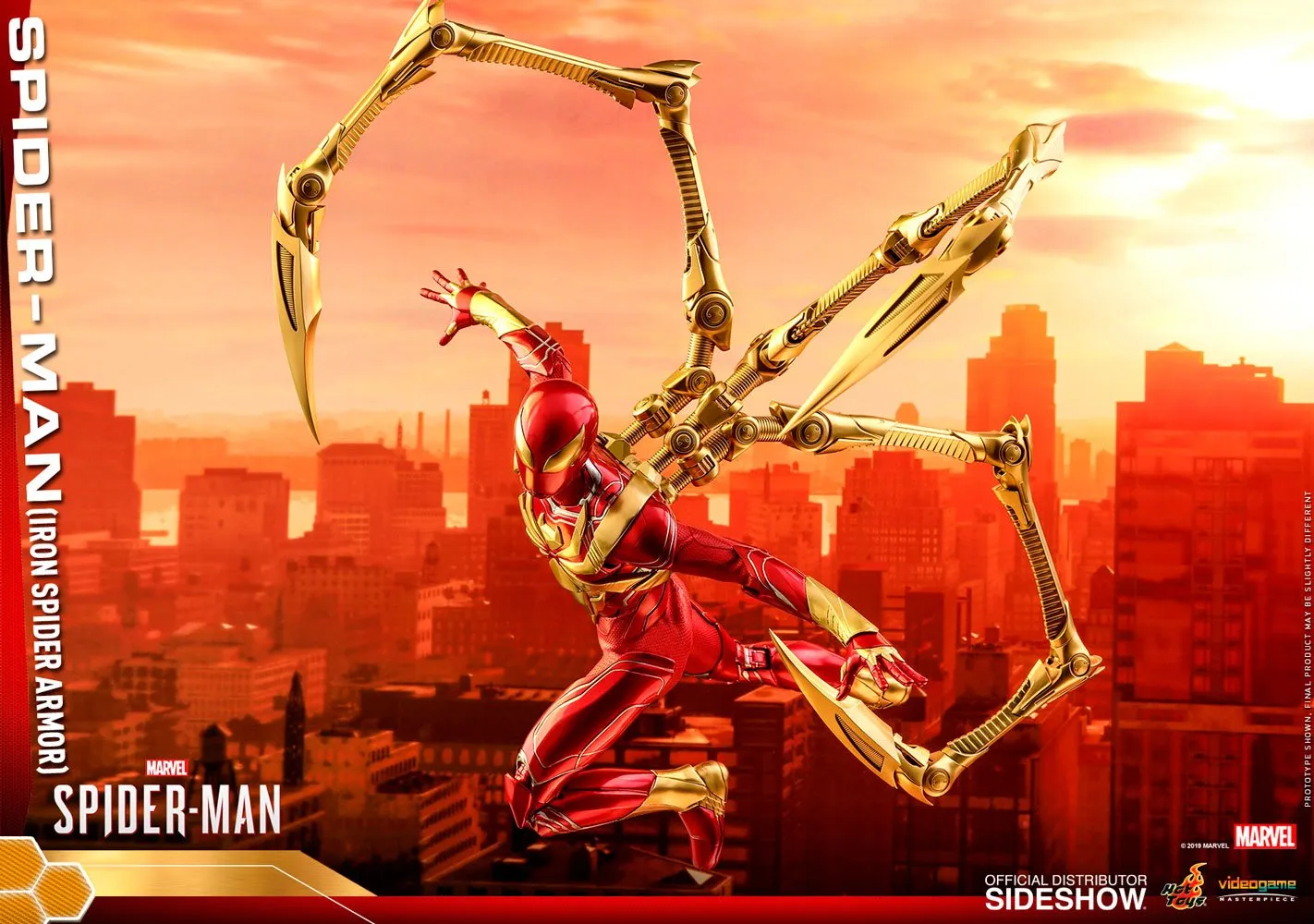 Hot Toys Movie Masterpiece 1/6 Scale Figure - Video Game Masterpiece Series - Spider-Man (Iron Spider Armor)
