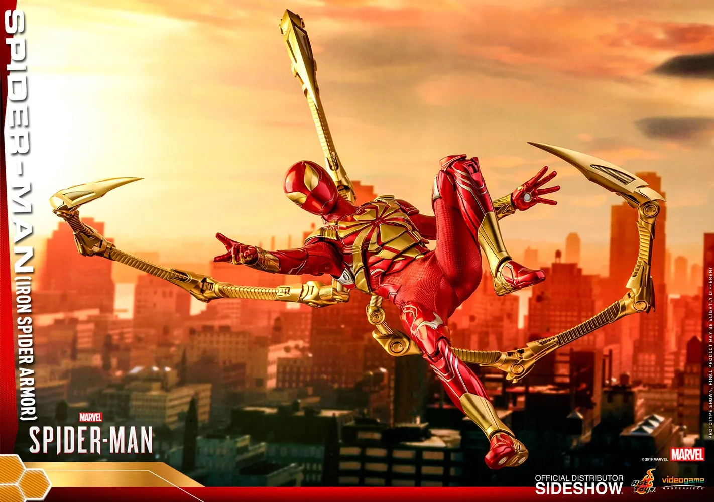 Hot Toys Movie Masterpiece 1/6 Scale Figure - Video Game Masterpiece Series - Spider-Man (Iron Spider Armor)